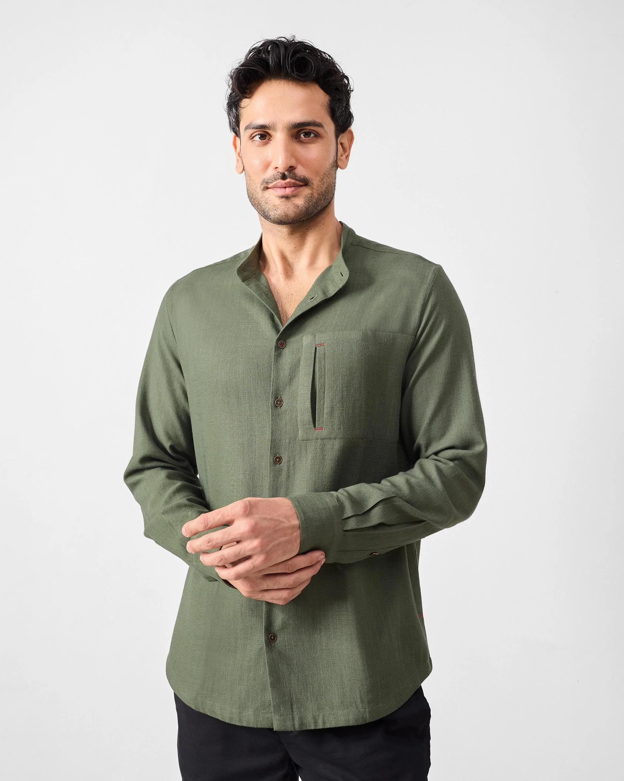 Tour Shirt - Olive - Image 5