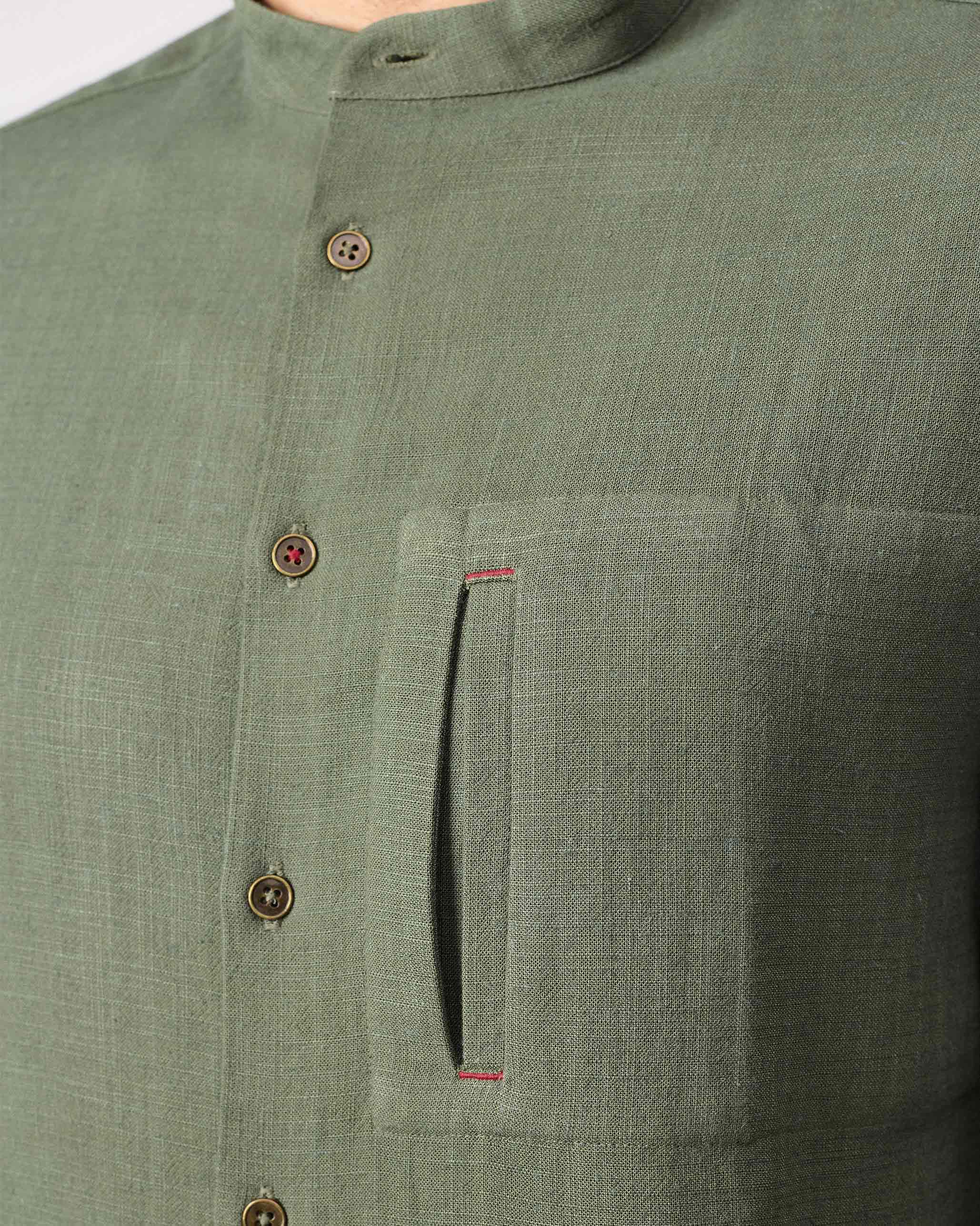 Tour Shirt - Olive - Image 6