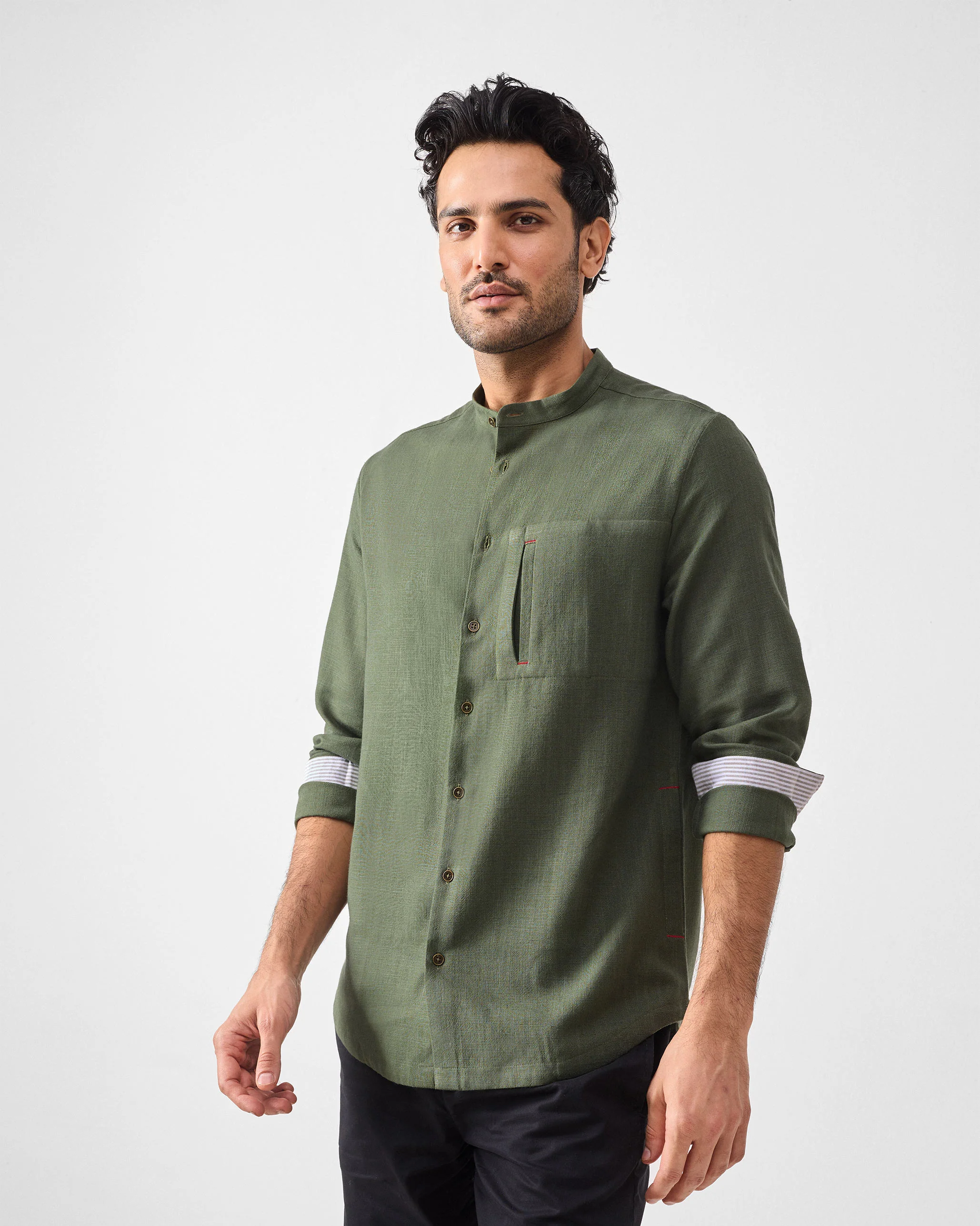 Tour Shirt - Olive - Image 9