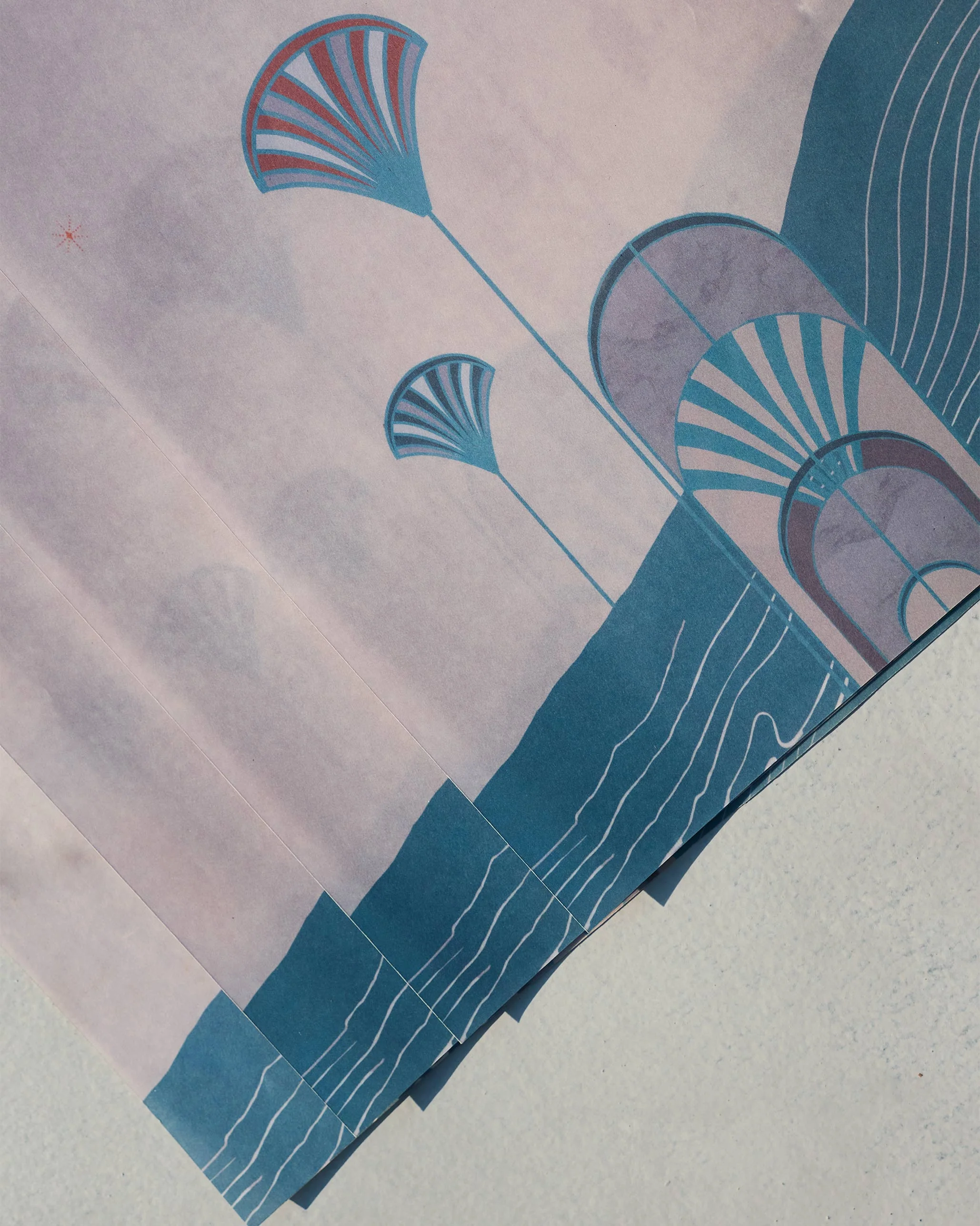 Tranquil Parchment Paper (Set of 4) - Image 2