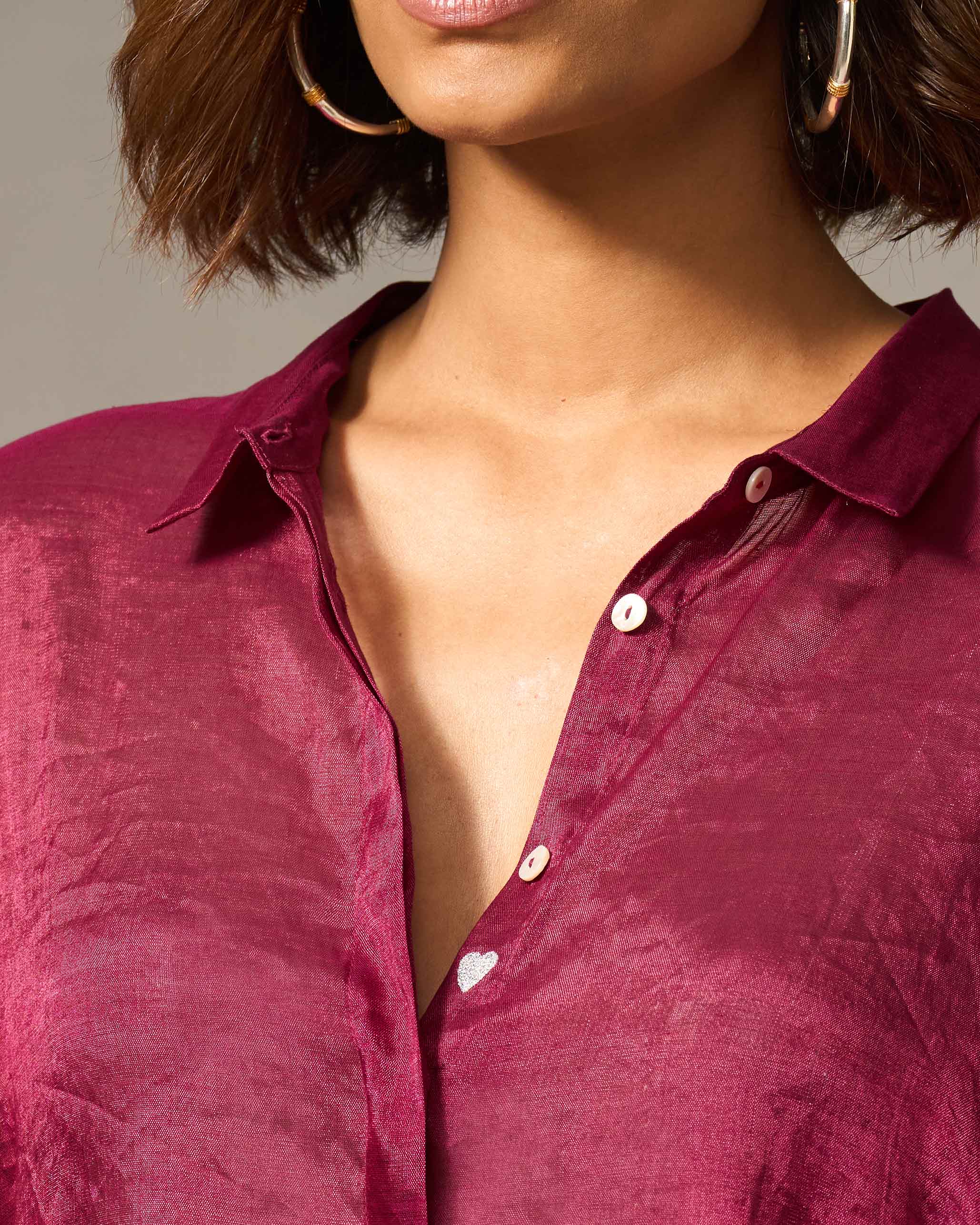 Treasure Kurta - Magenta - Image 3