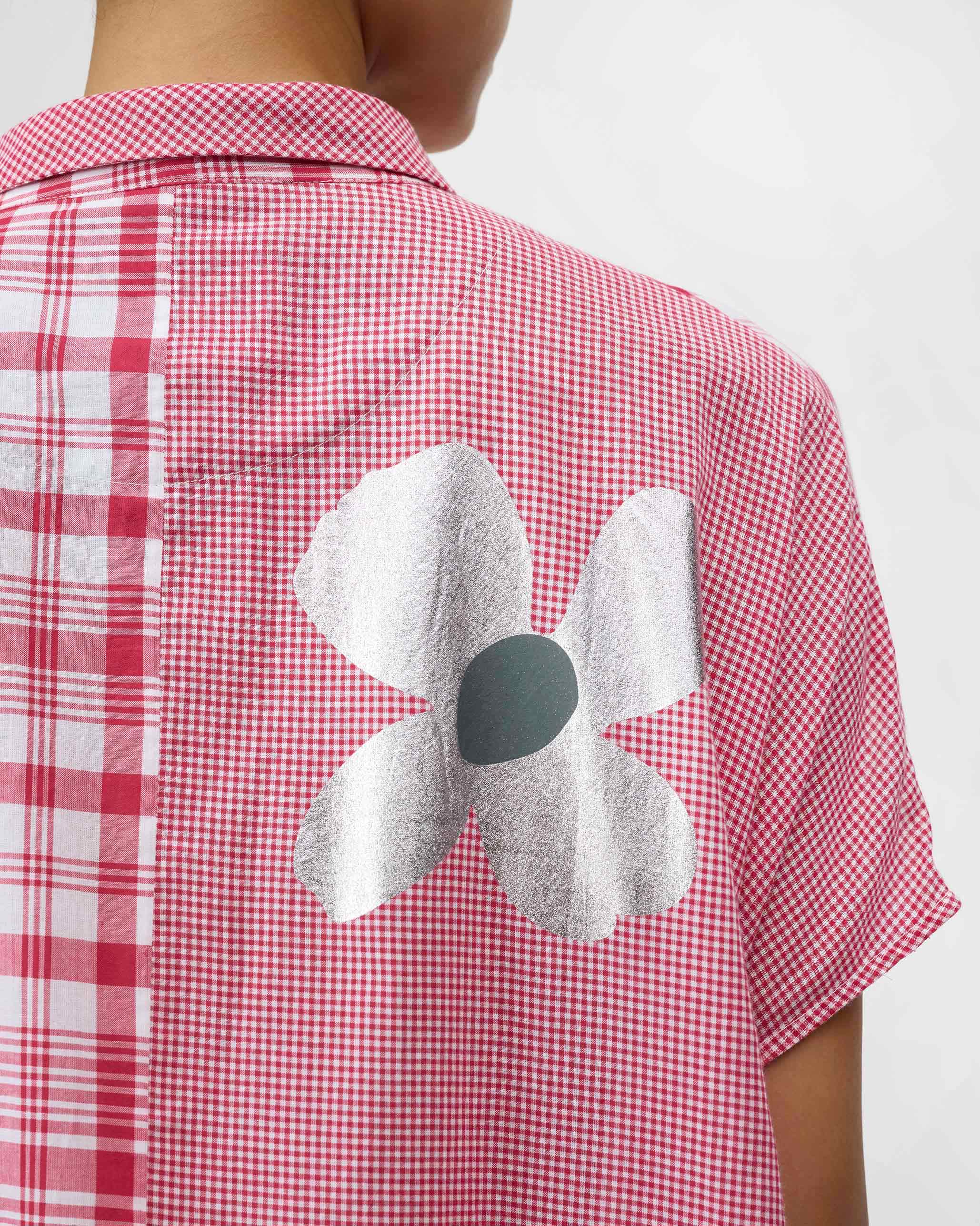 Treasure Kurta - Watermelon & White Checks - Image 4