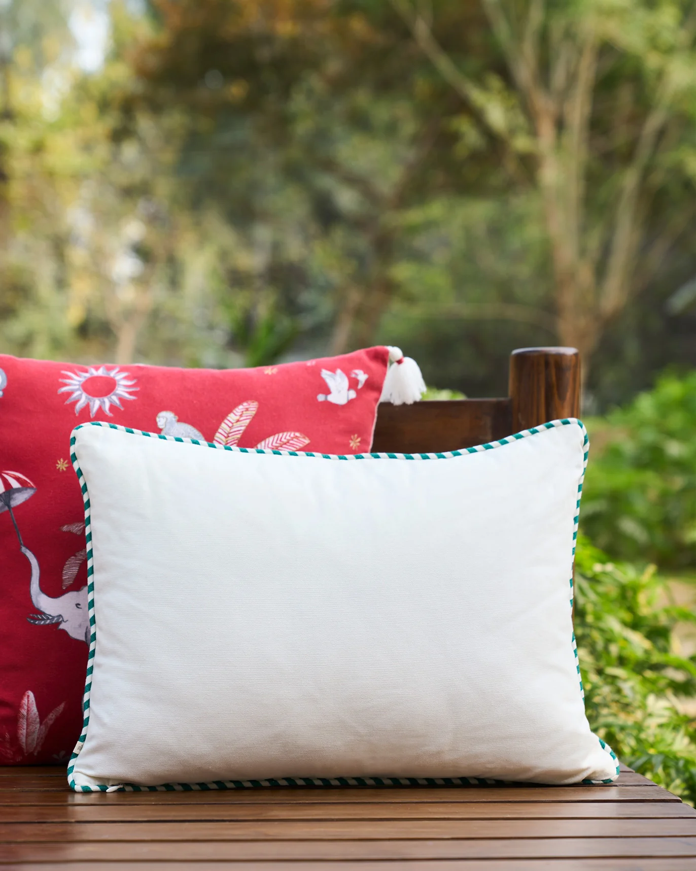 Tribe Cushion Cover - Charcoal - Image 3