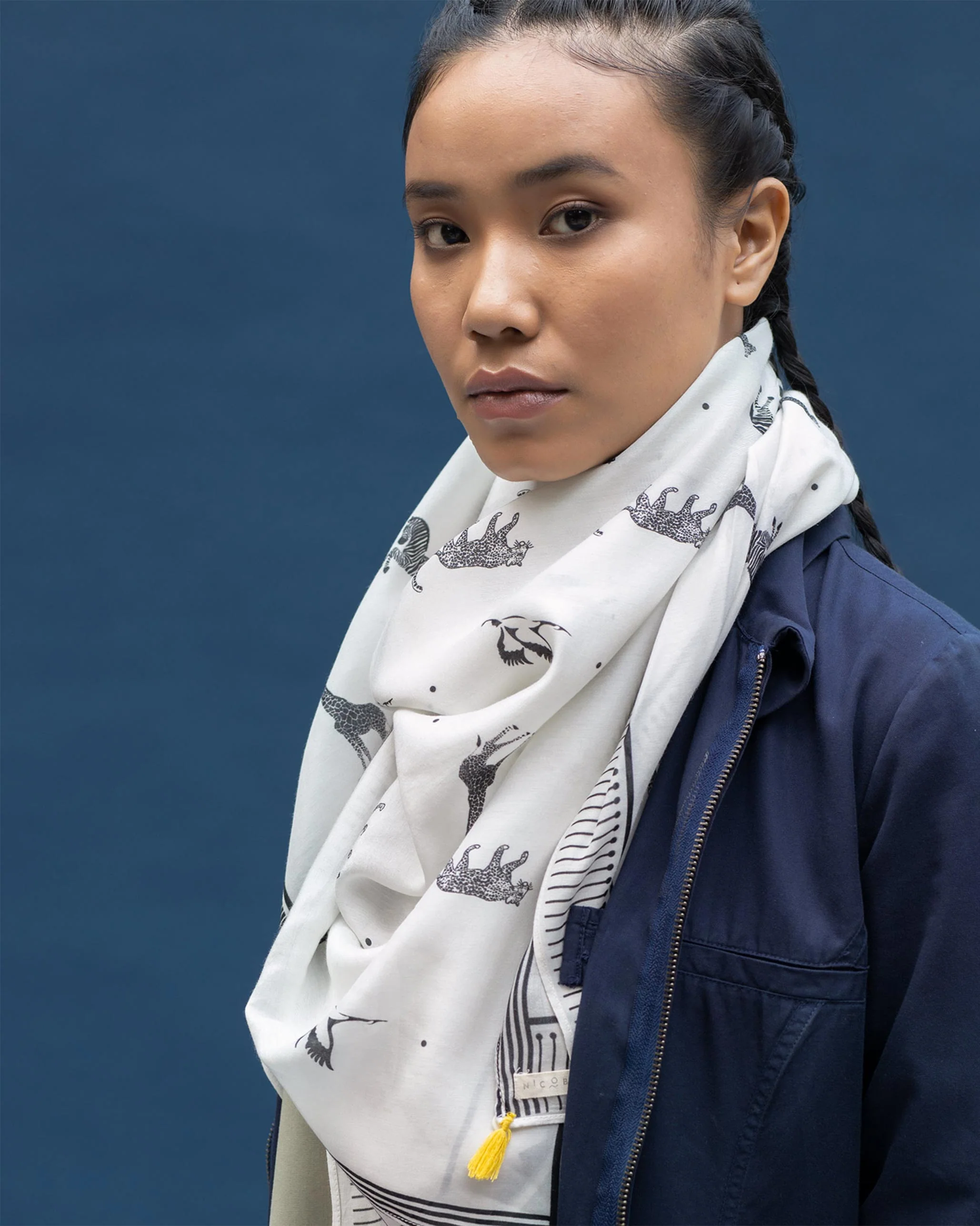 Tribe Scarf - White - Image 2