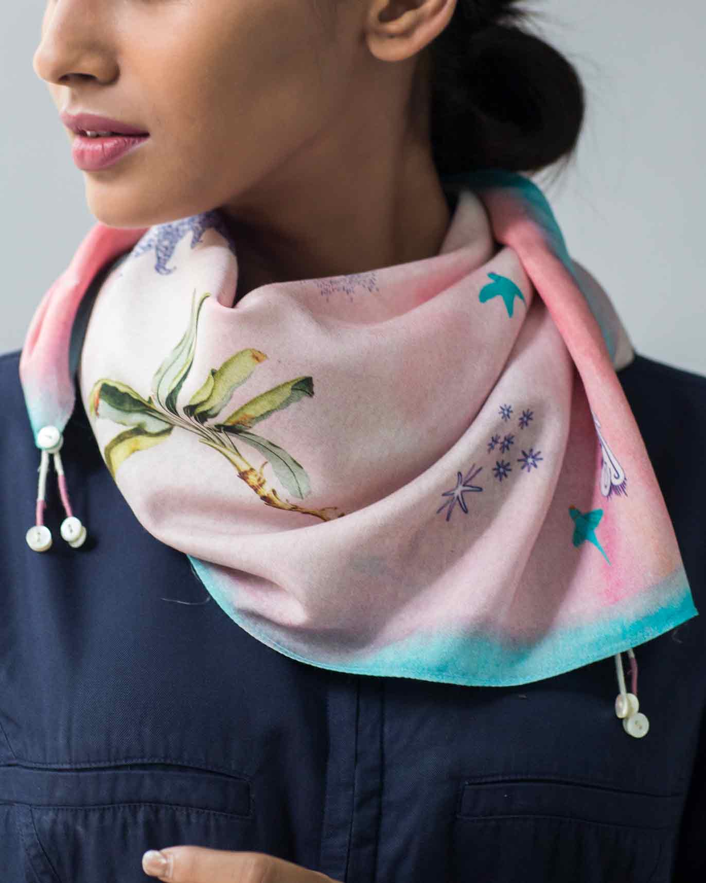 Tropical Sunset Scarf - Image 2