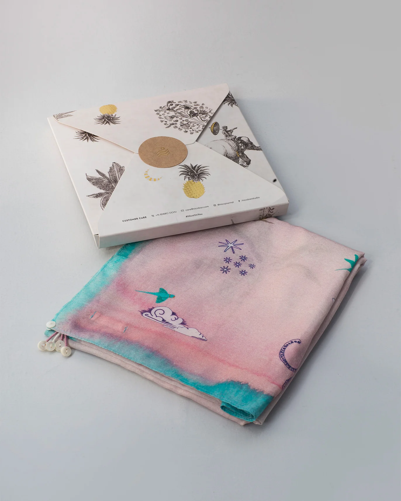 Tropical Sunset Scarf - Image 5