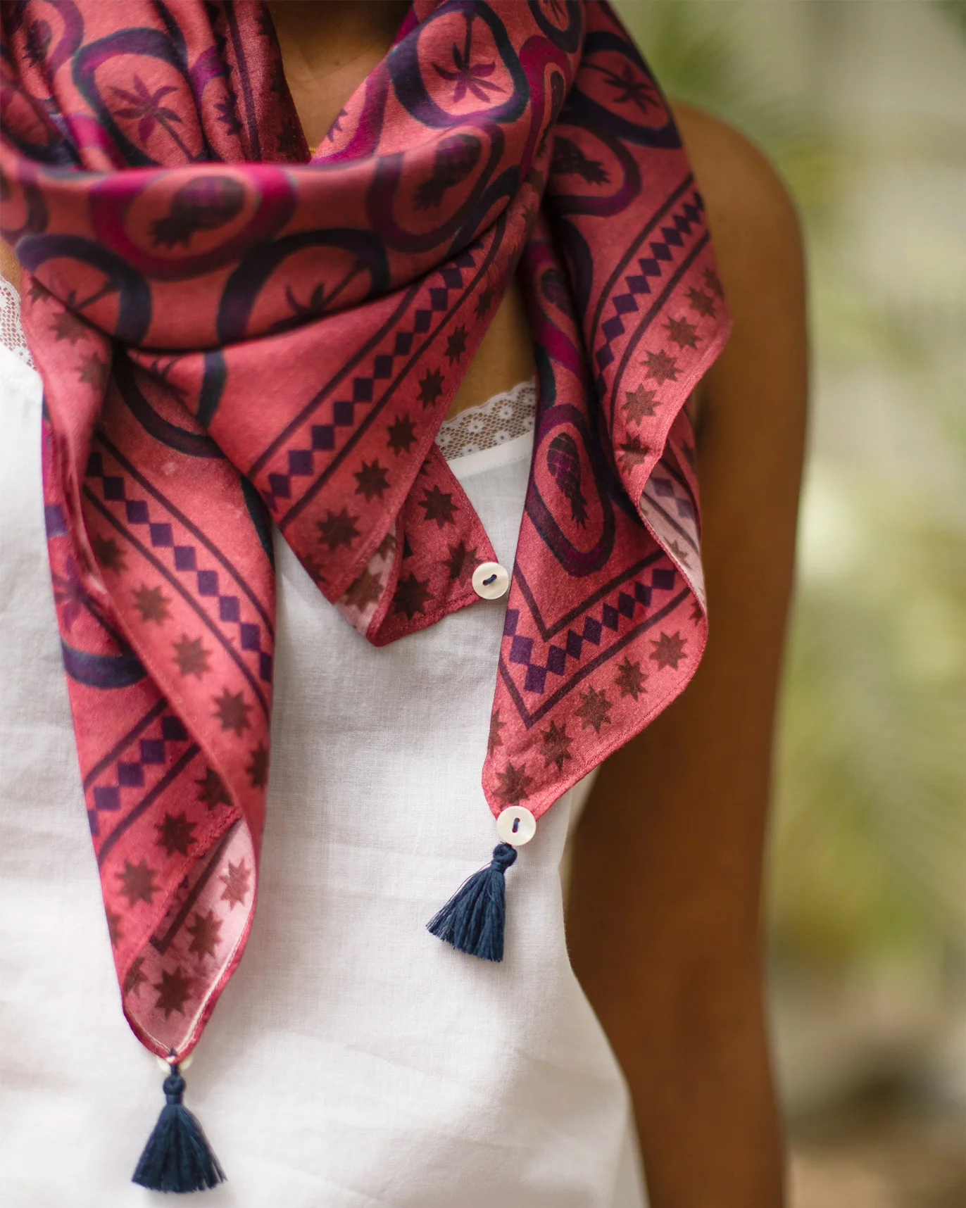 Tropico Scarf - Pink - Image 2
