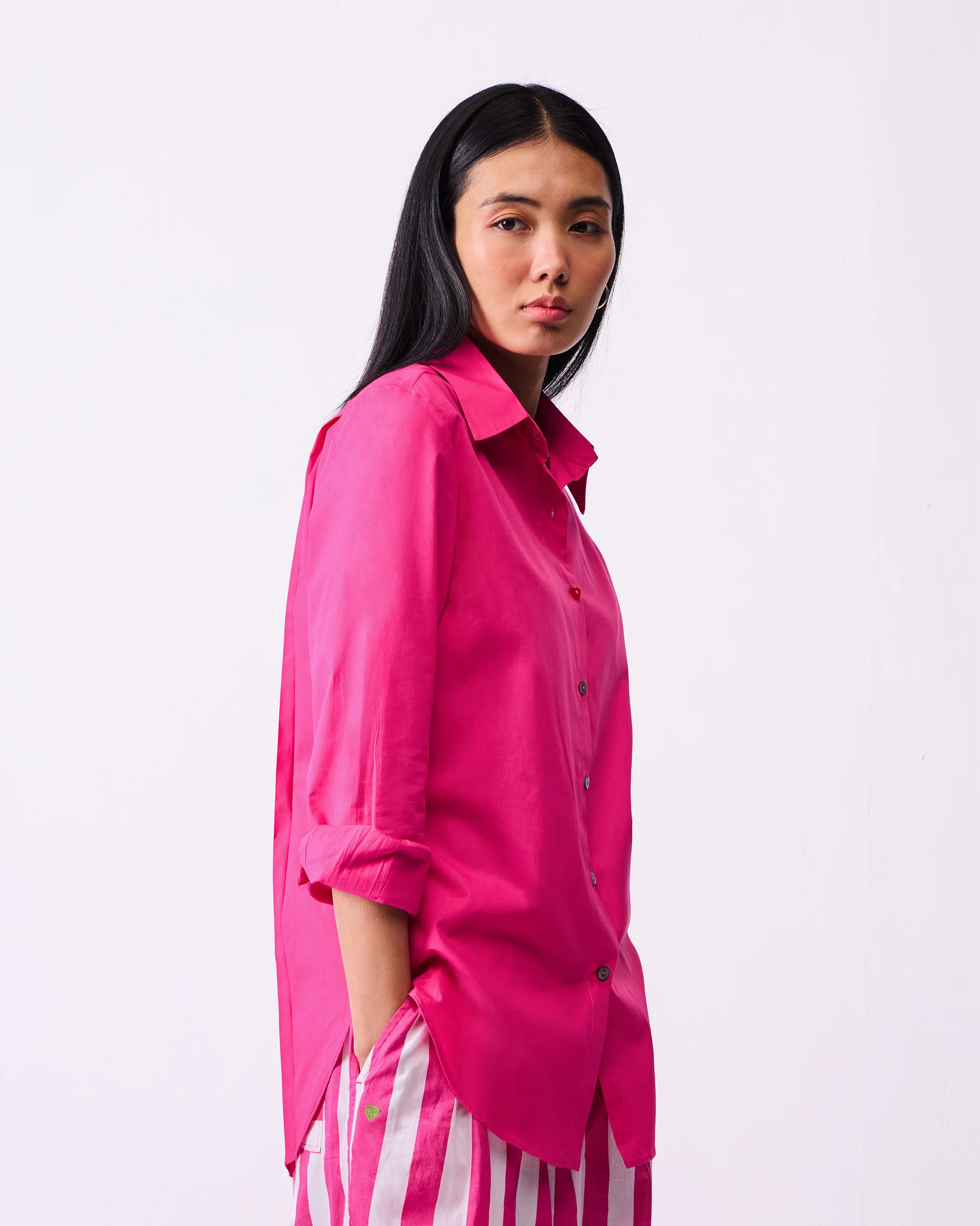 Tropico Shirt - Fuchsia - Image 4