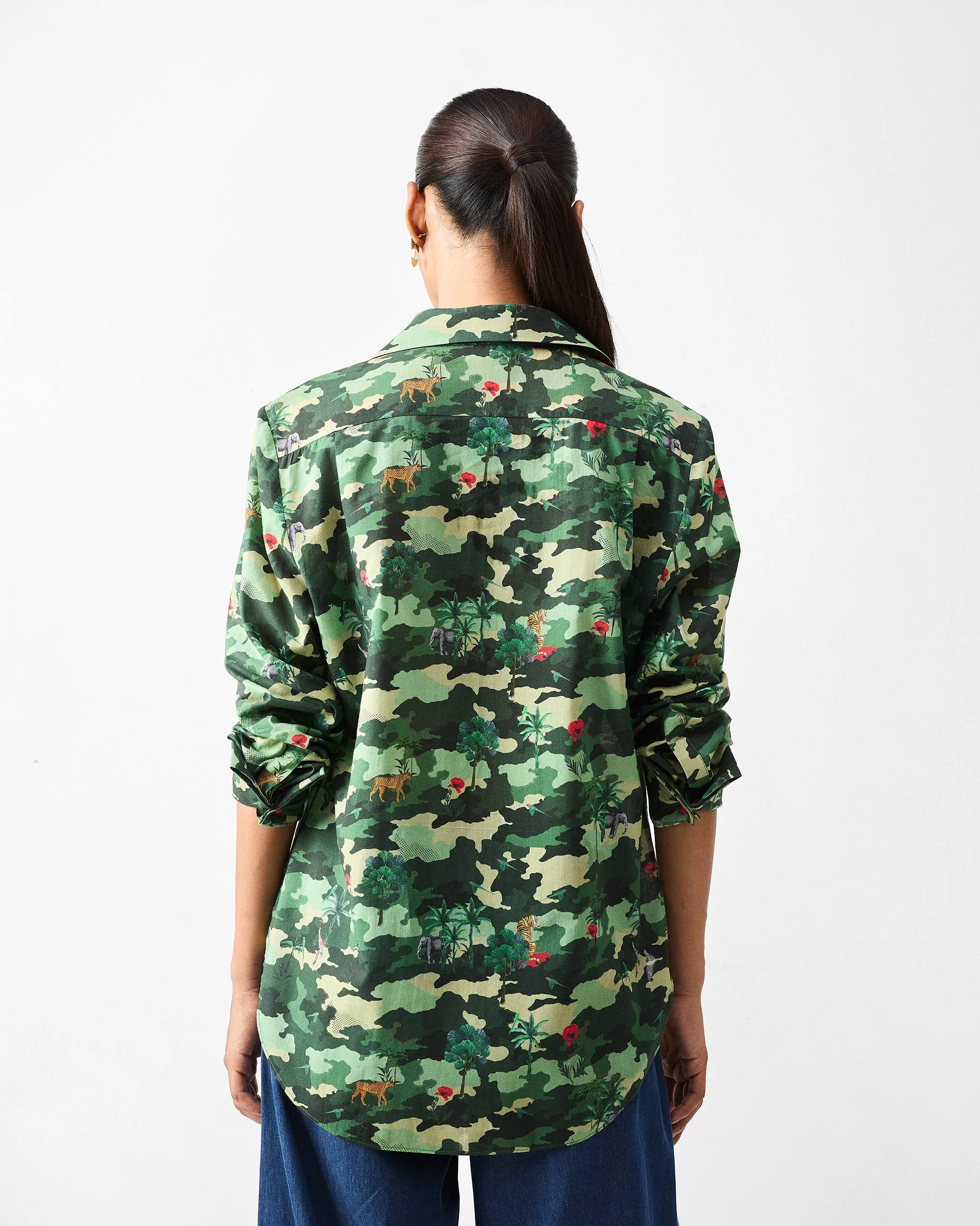 Tropico Shirt - Green Printed - Image 2