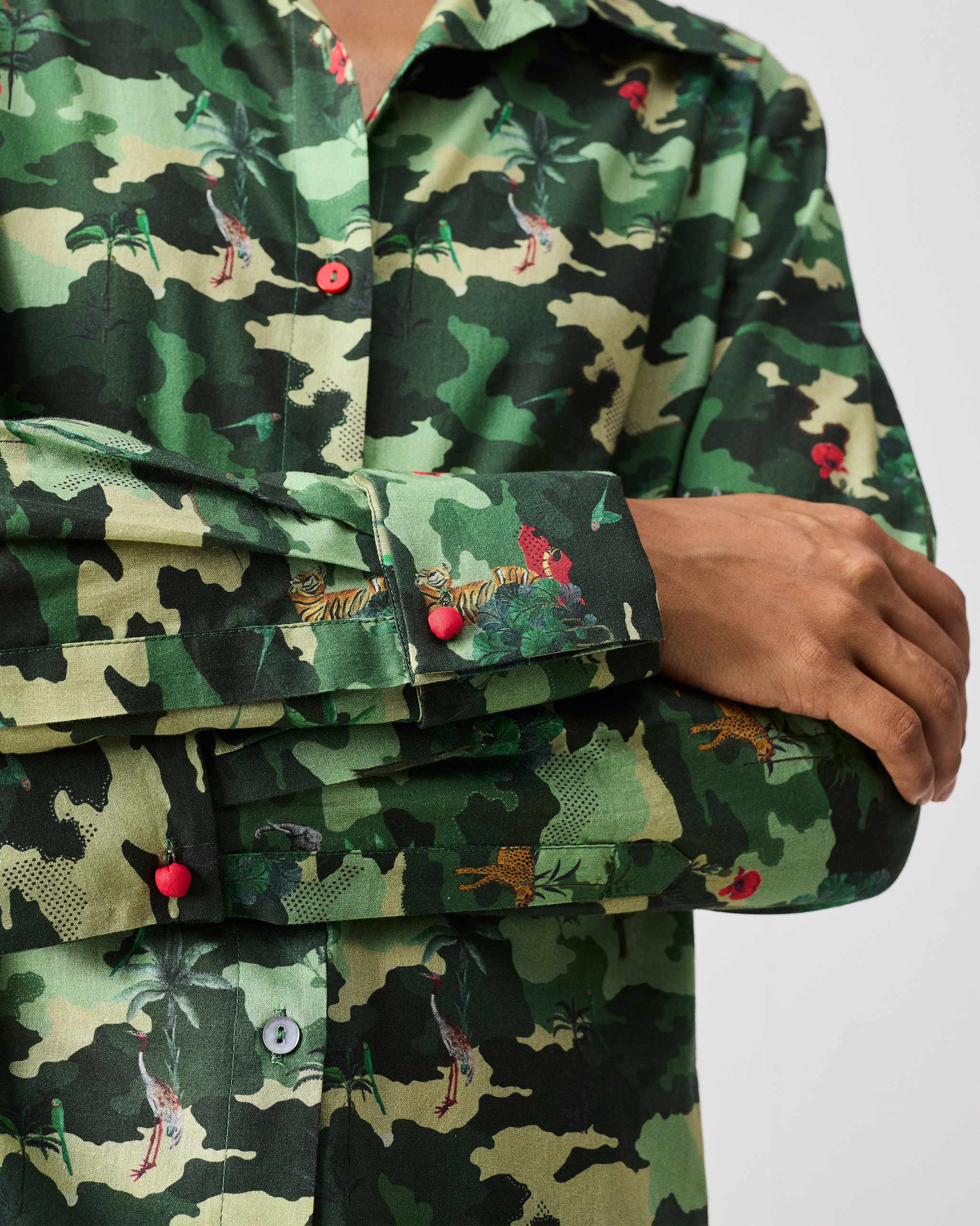 Tropico Shirt - Green Printed - Image 4