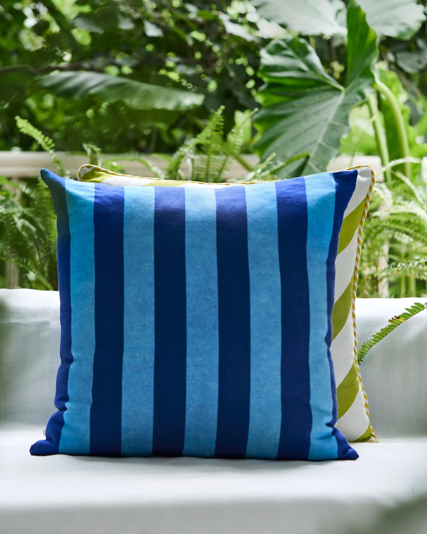 Tropis Cushion Cover - Indigo - Image 3