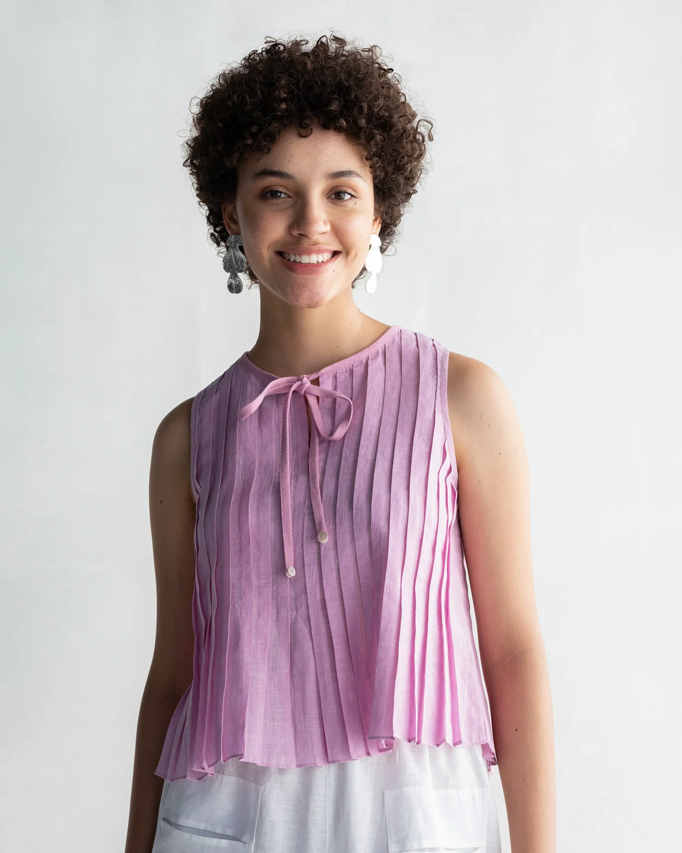 Trumpet Top - Lilac - Image 4