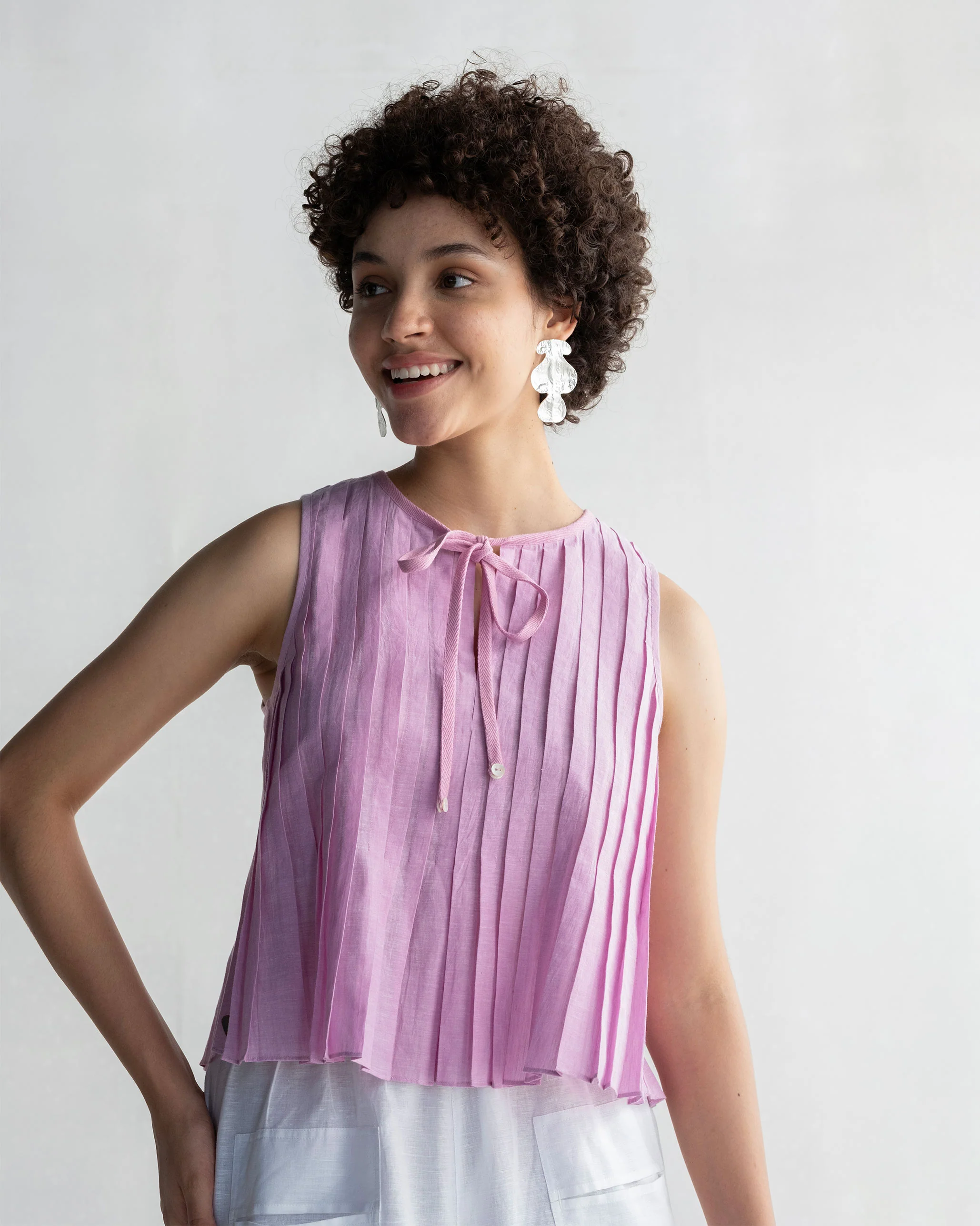 Trumpet Top - Lilac - Image 5