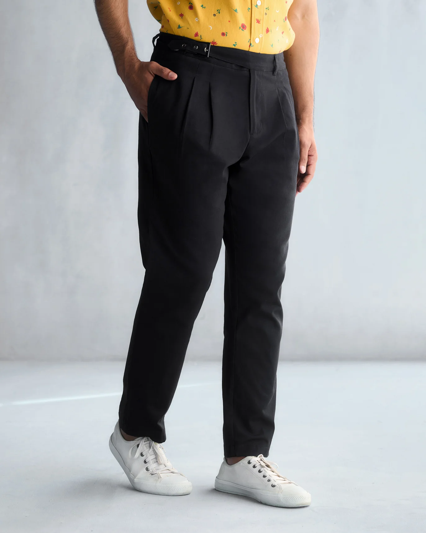 Trunk & Twill Trousers - Black - Image 3