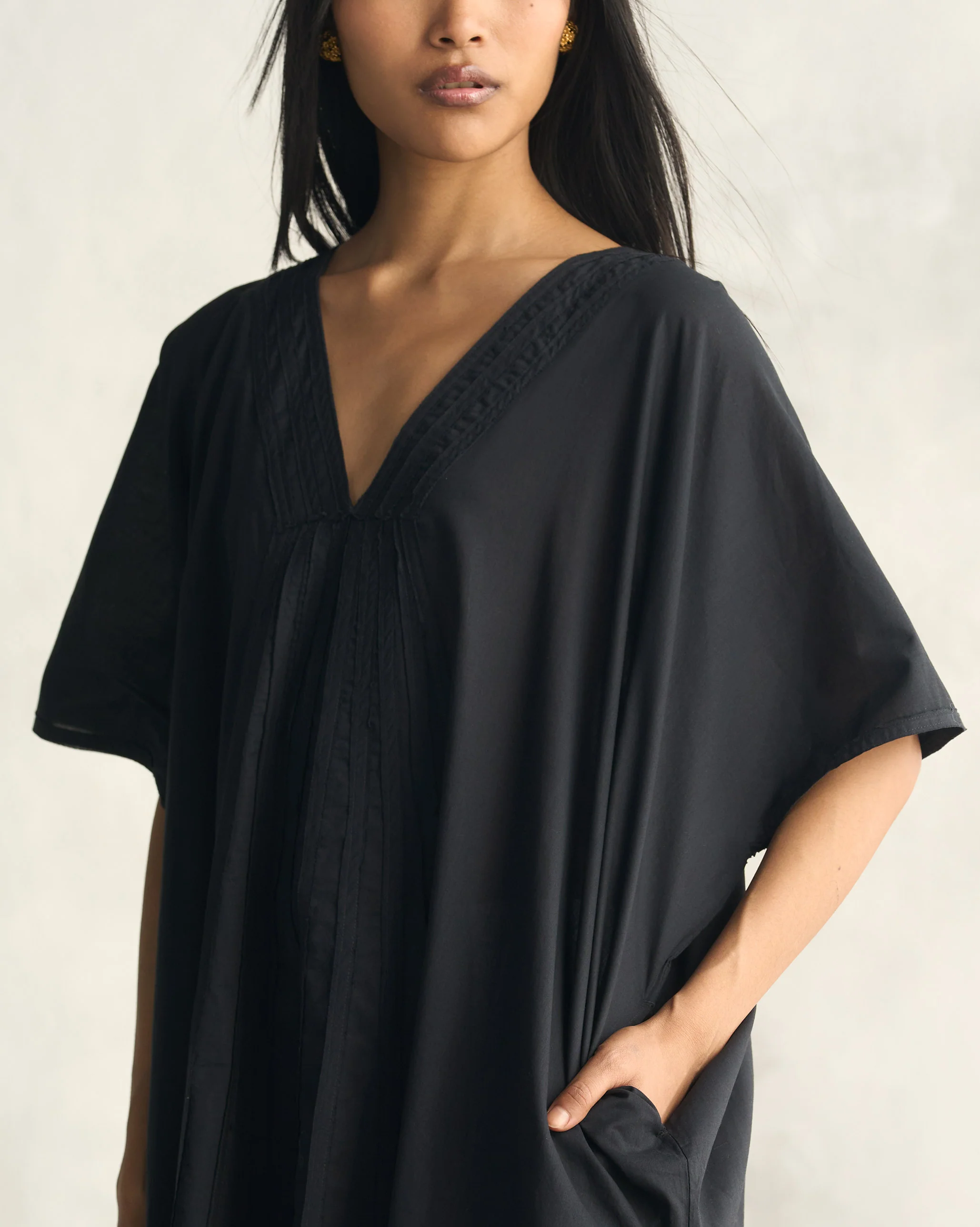 Tulum Kaftan - Black - Image 2