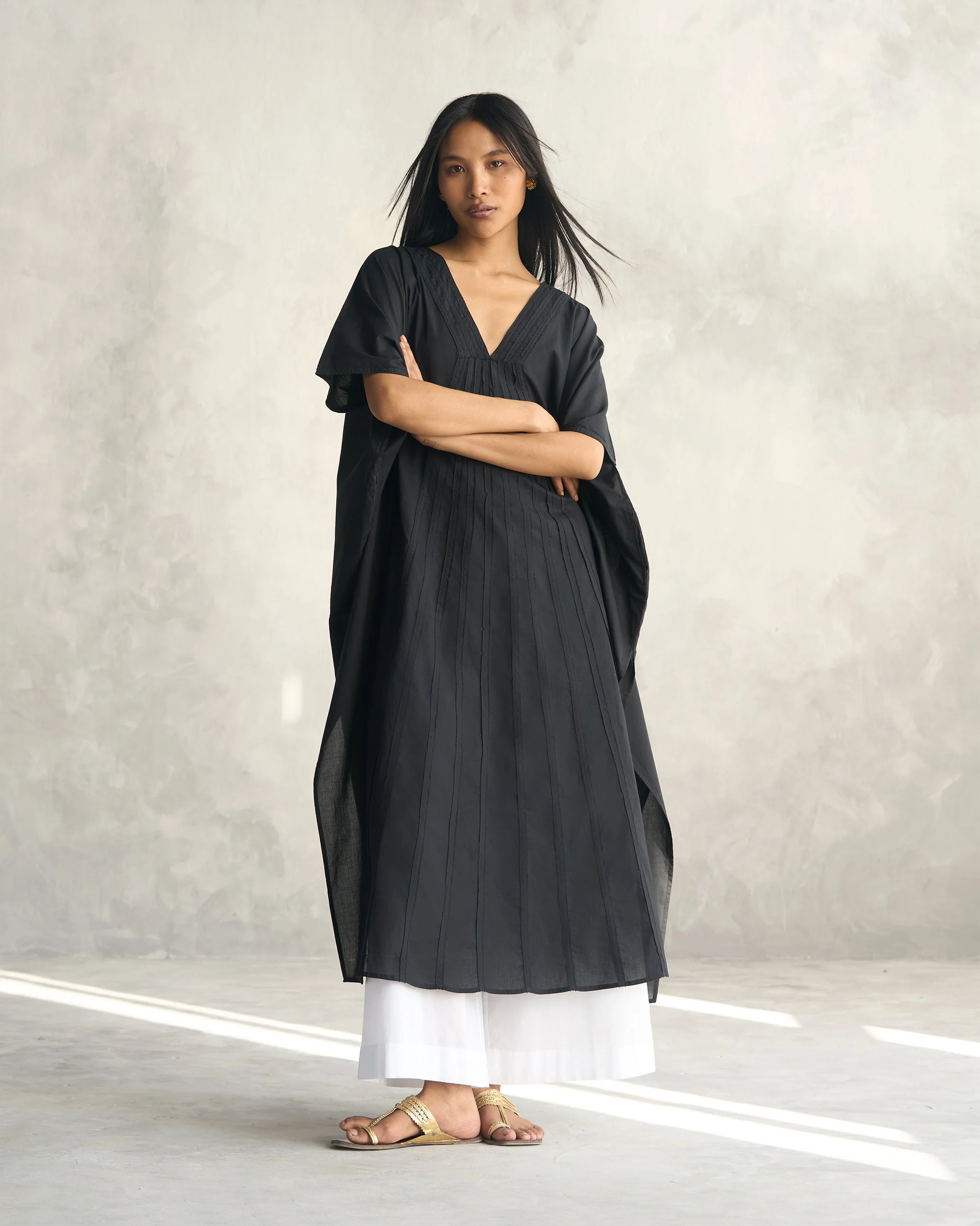 Tulum Kaftan - Black - Image 4