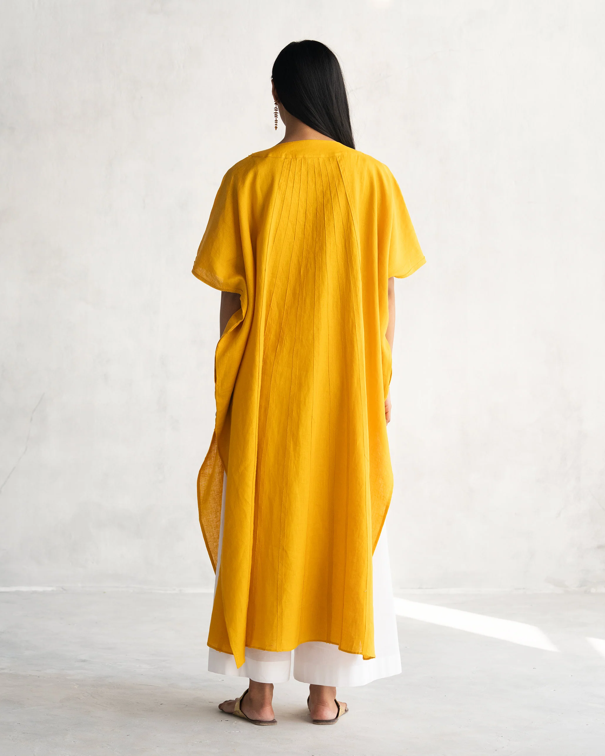 Tulum Kaftan - Ochre - Image 4