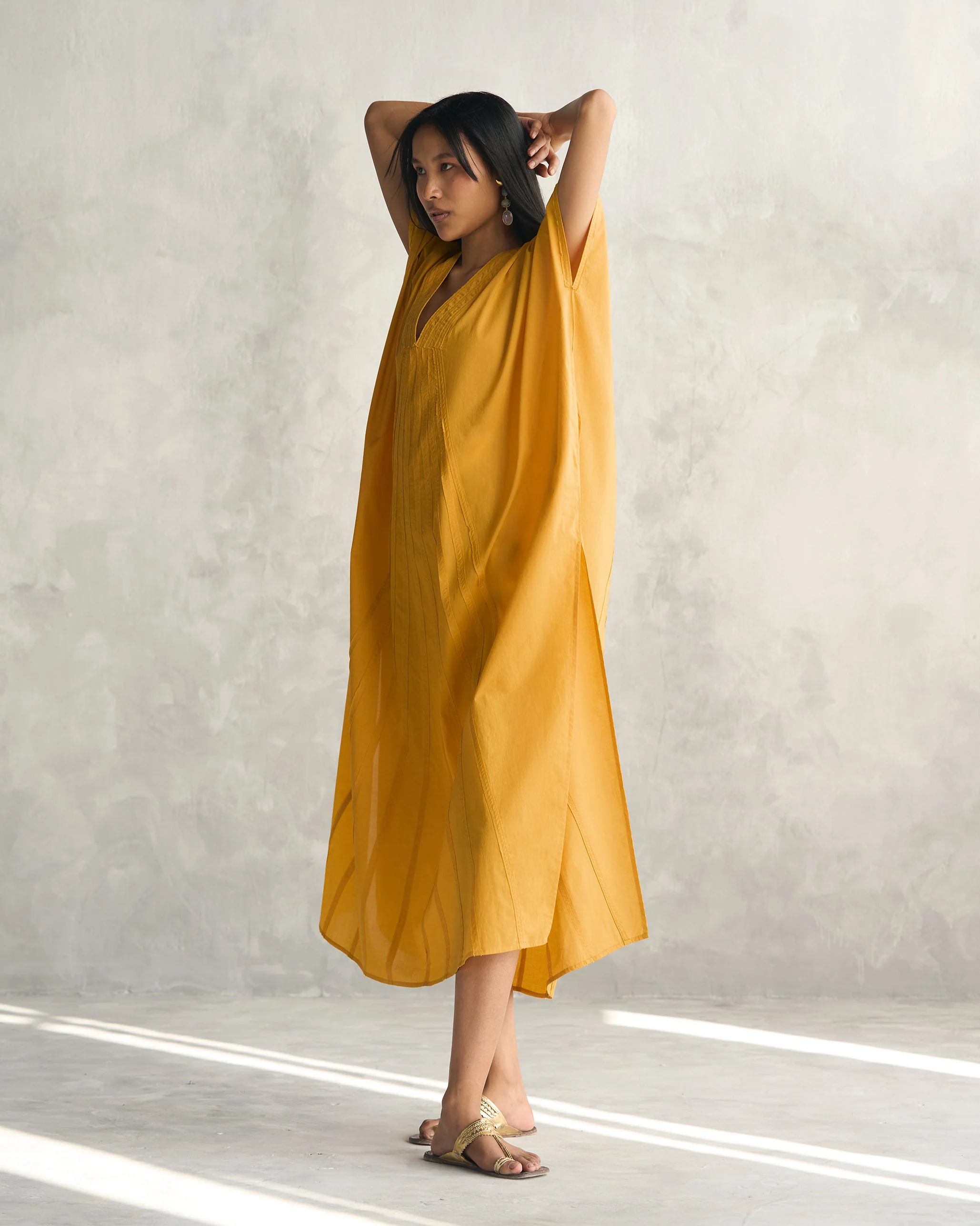 Tulum Kaftan - Ochre - Image 3
