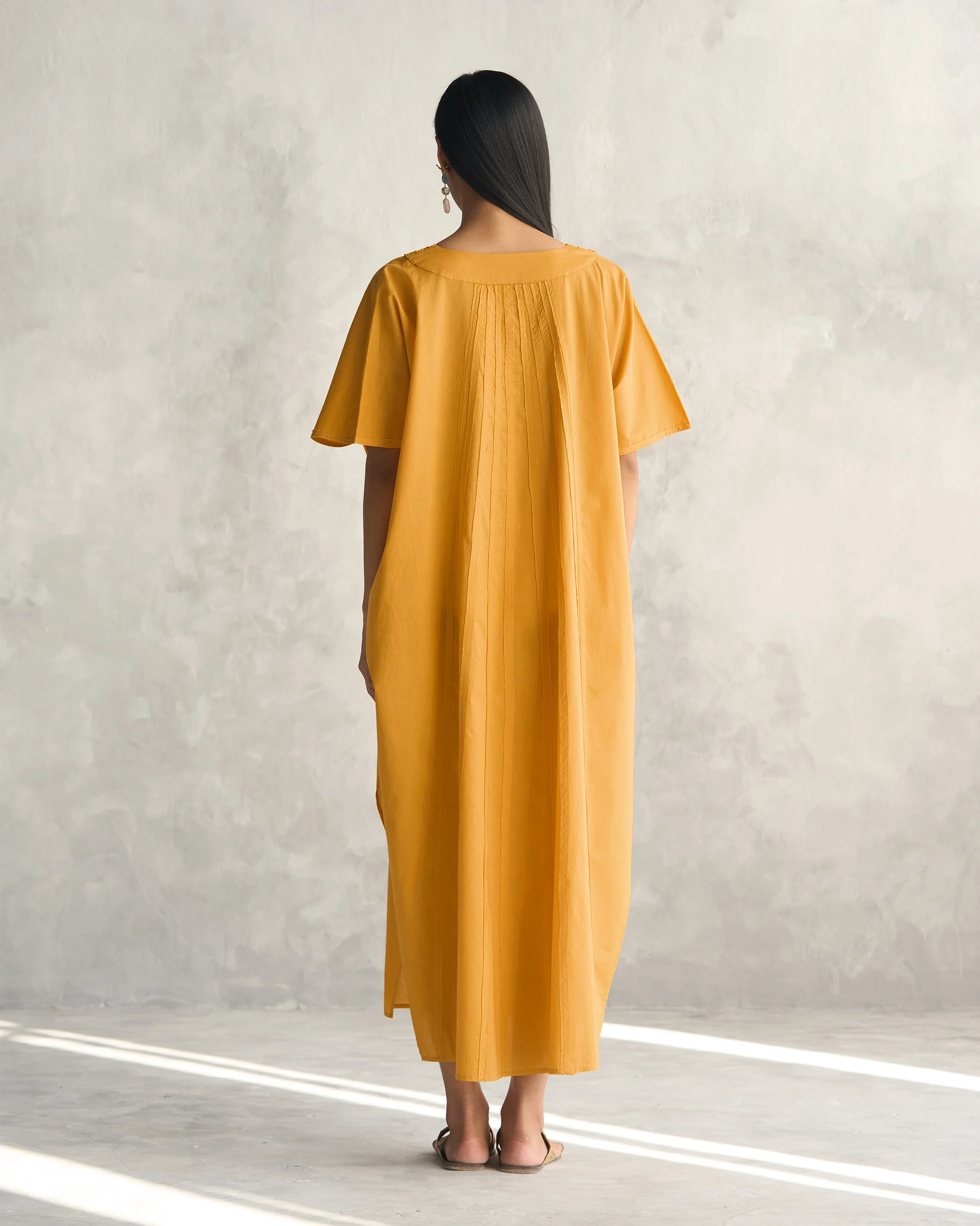 Tulum Kaftan - Ochre - Image 4