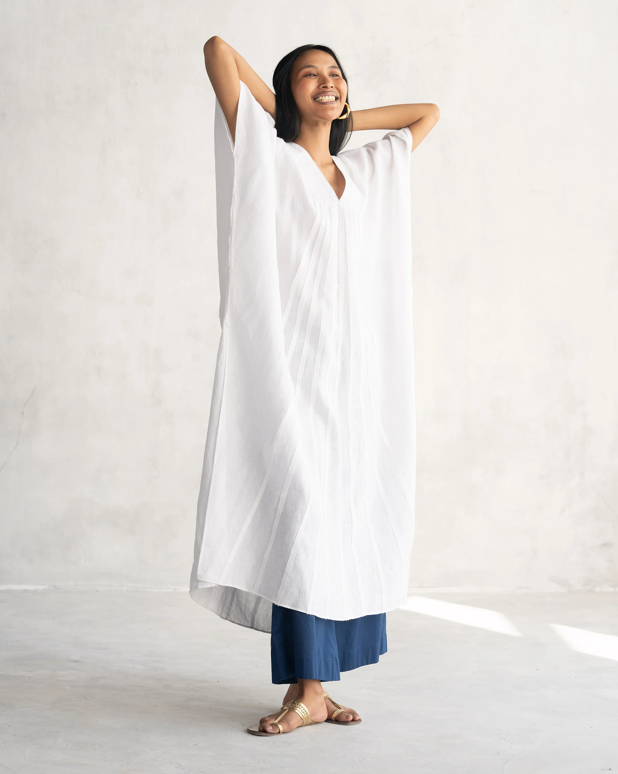 Tulum Kaftan - White - Image 4