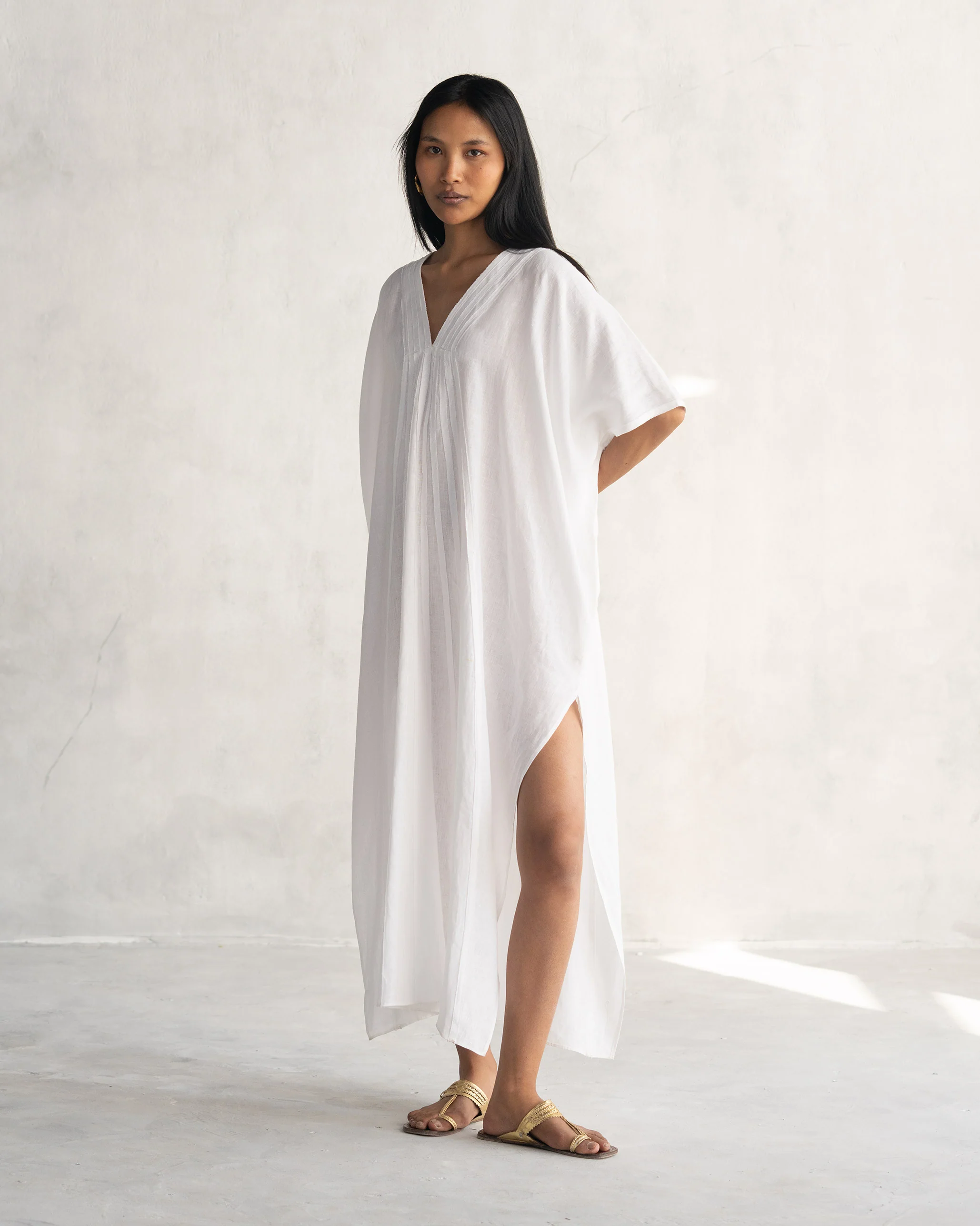 Tulum Kaftan - White - Image 5