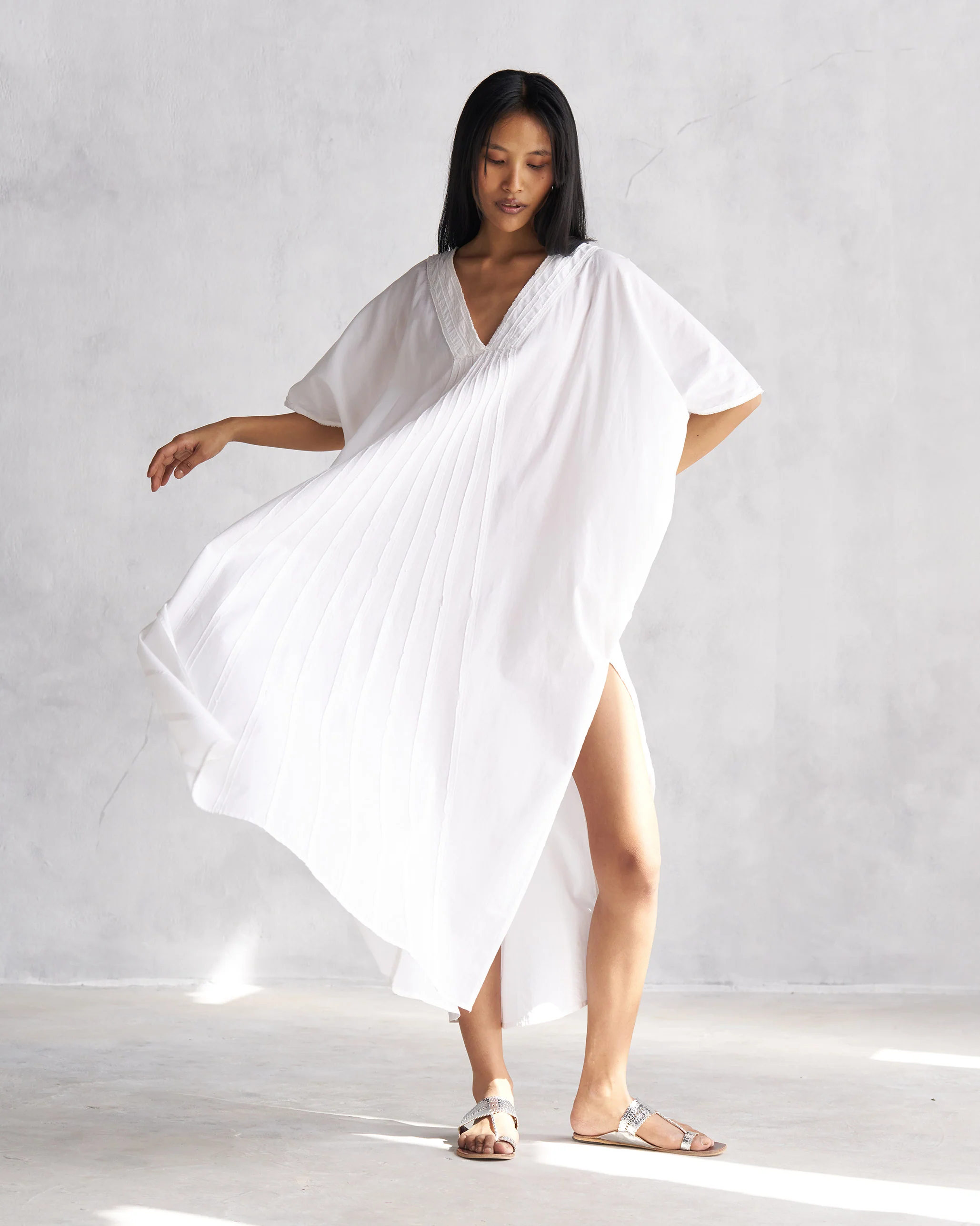 Tulum Kaftan - White - Image 2