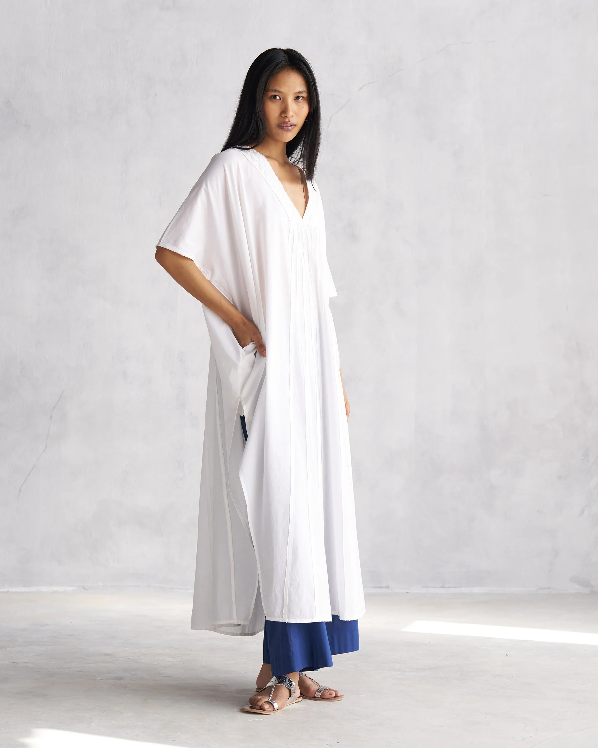 Tulum Kaftan - White - Image 3