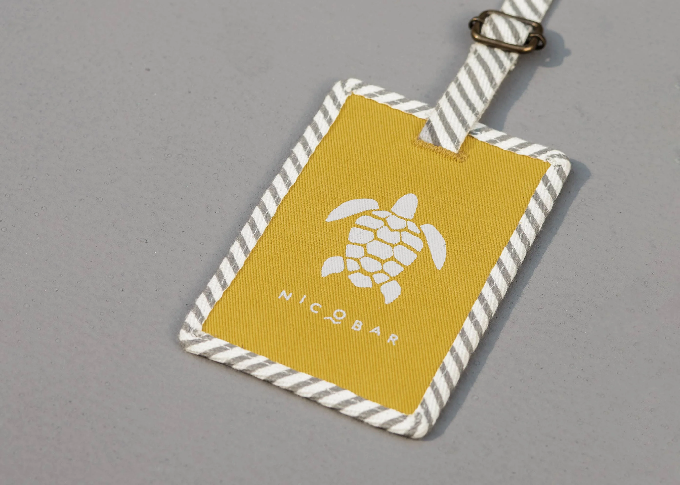 Turtle Bag Tag - Yellow - Image 3