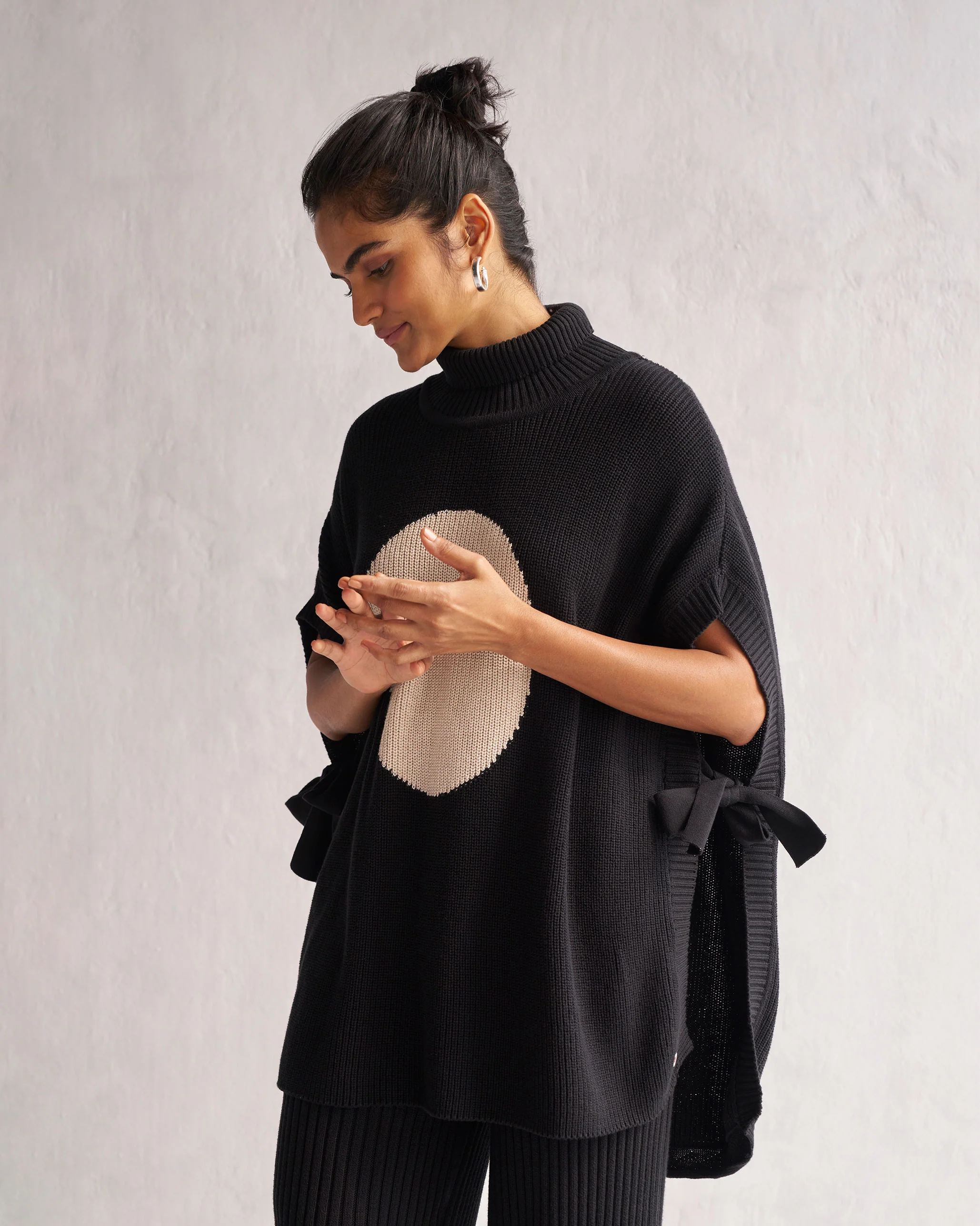 Turtle Neck Sweater - Black - Image 4