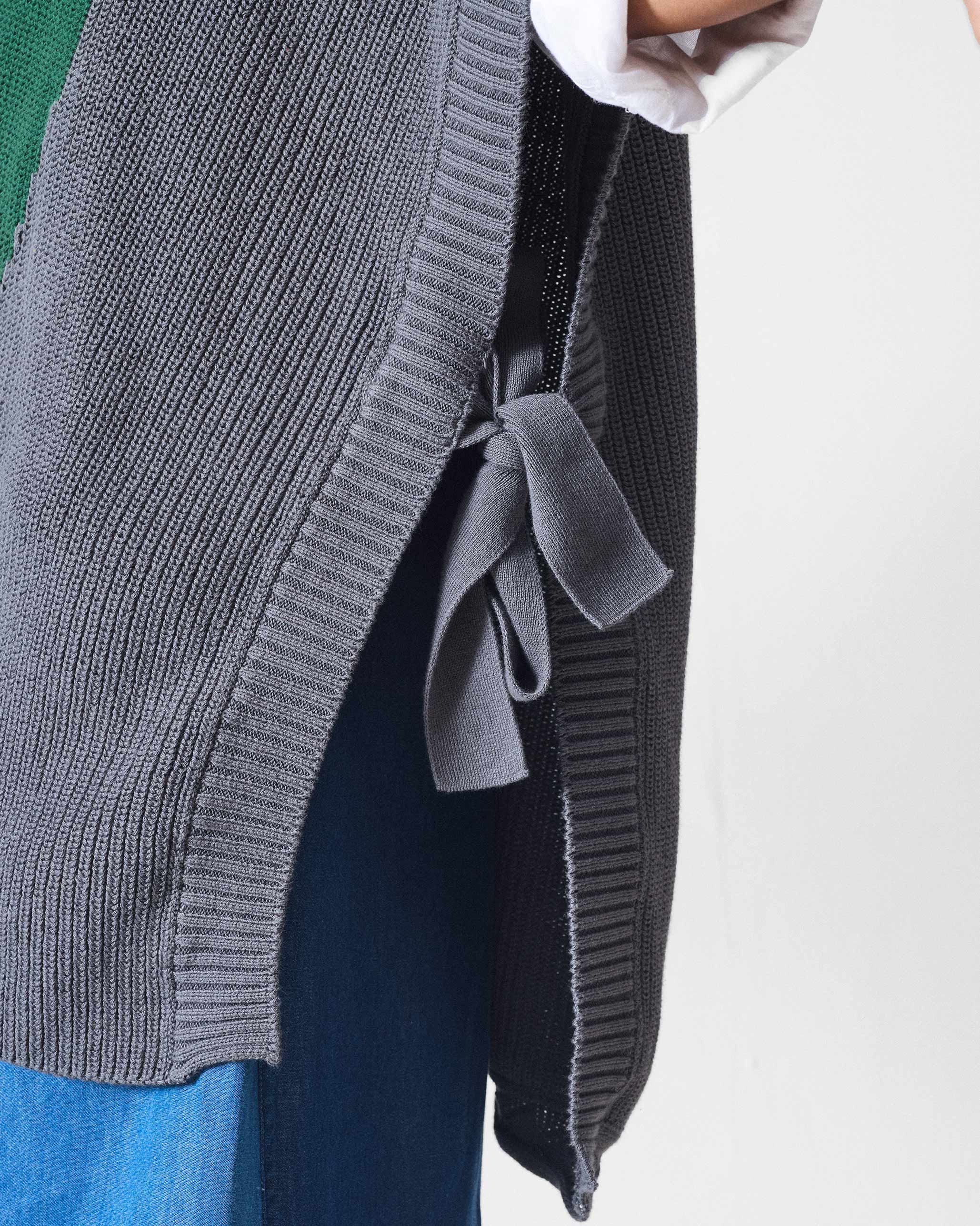 Turtle Neck Top - Charcoal - Image 6