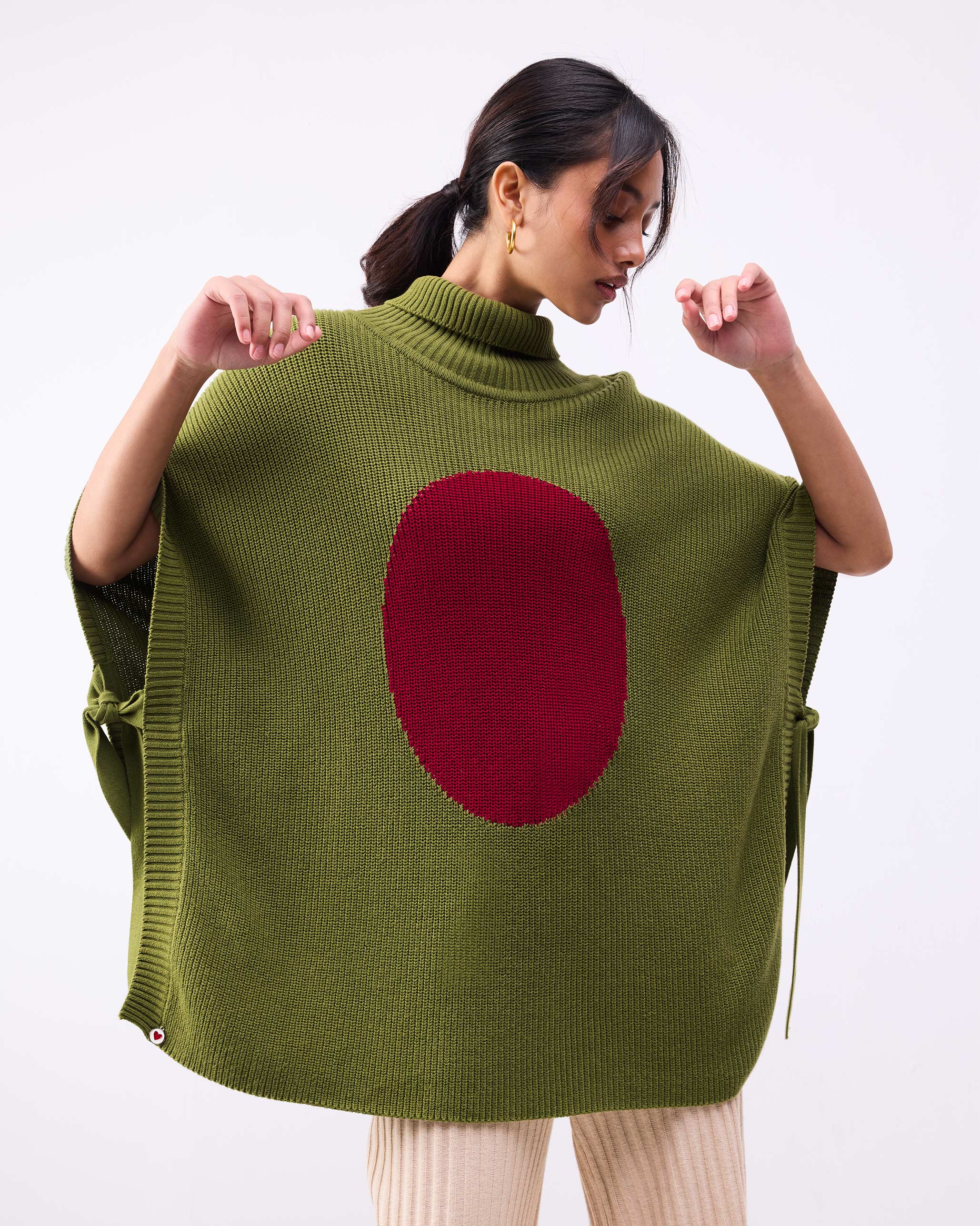 Turtle Neck Top - Olive - Image 6