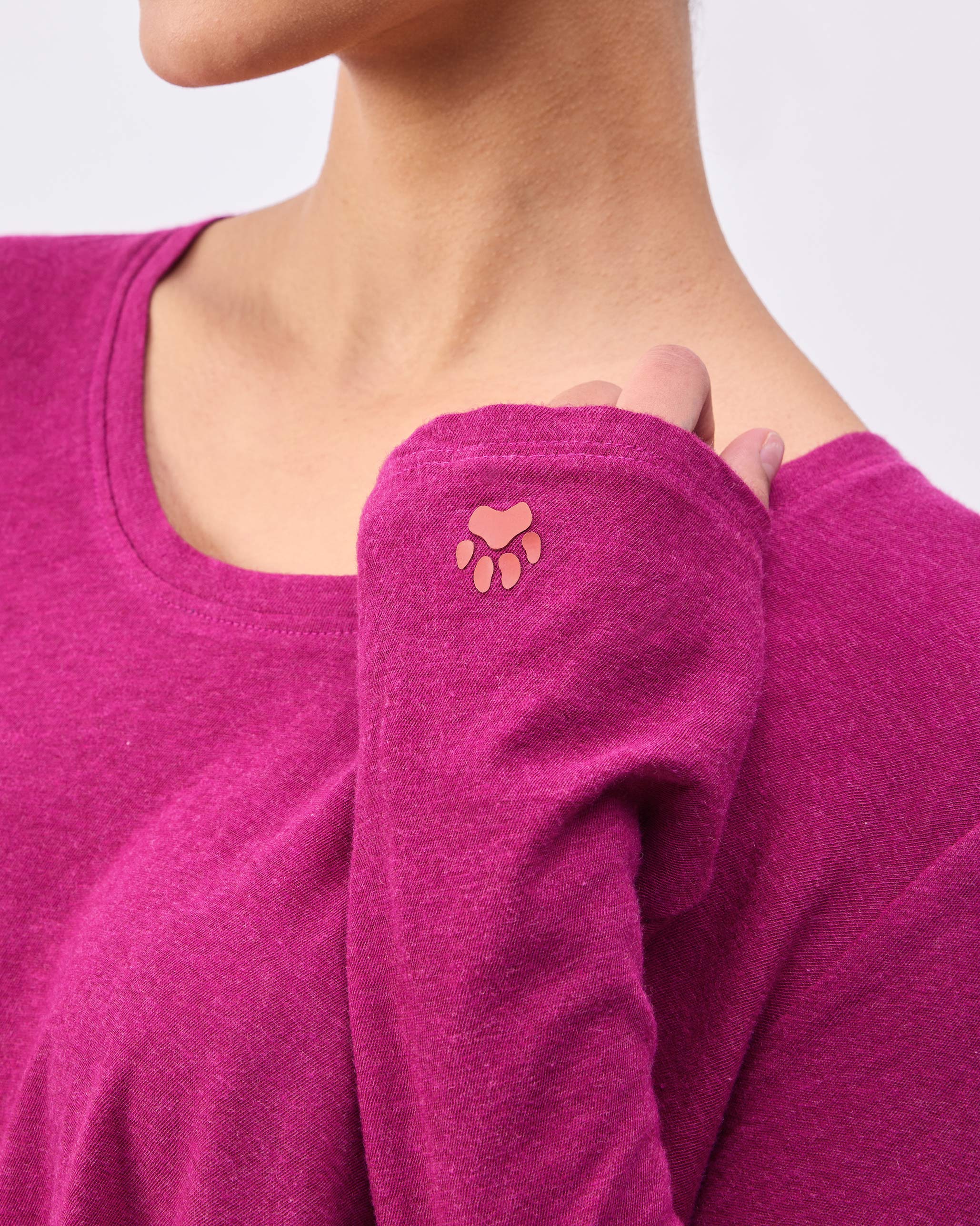 Ukiyo A-Line Top - Berry - Image 2