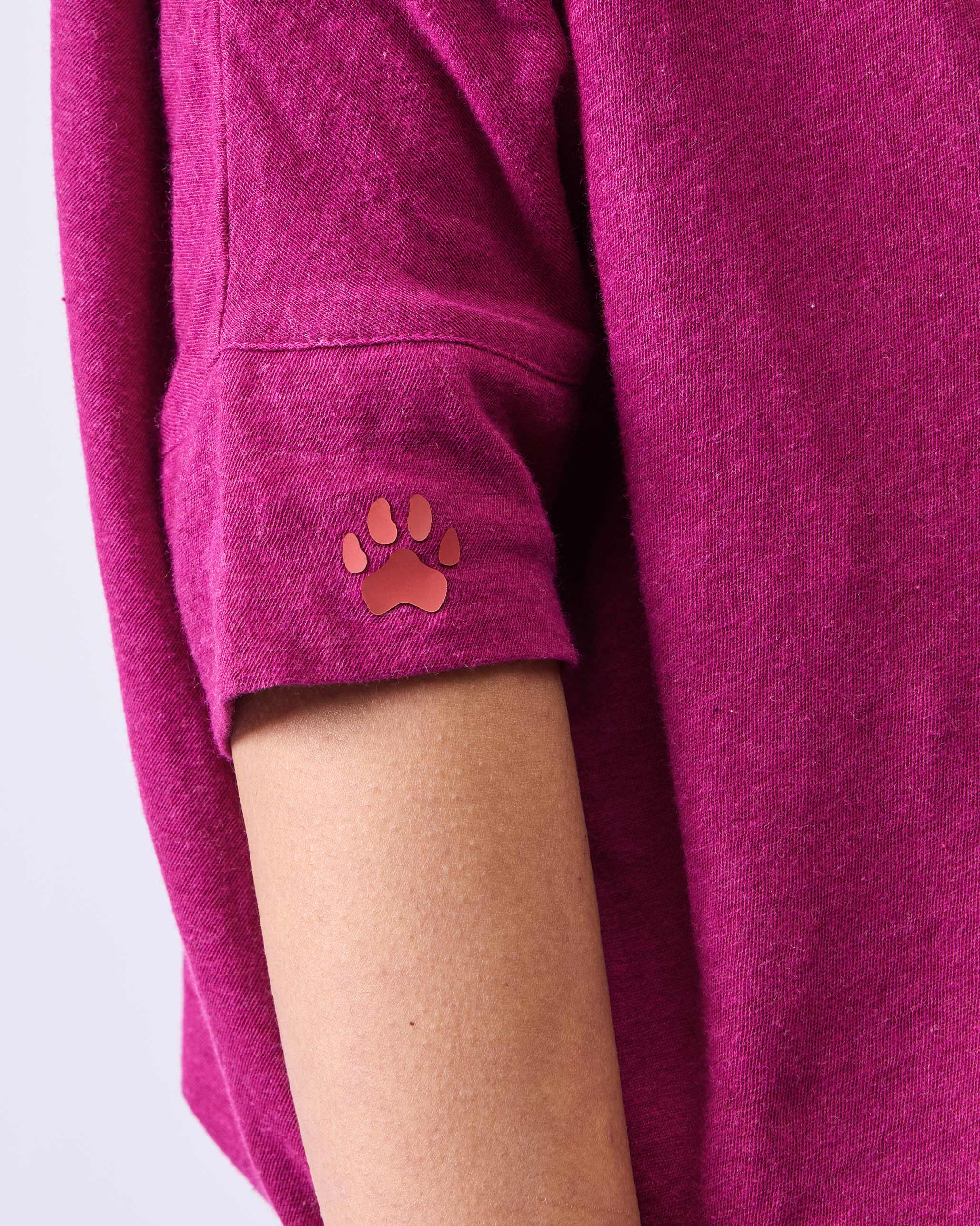 Ukiyo Off Shoulder Top - Berry - Image 2