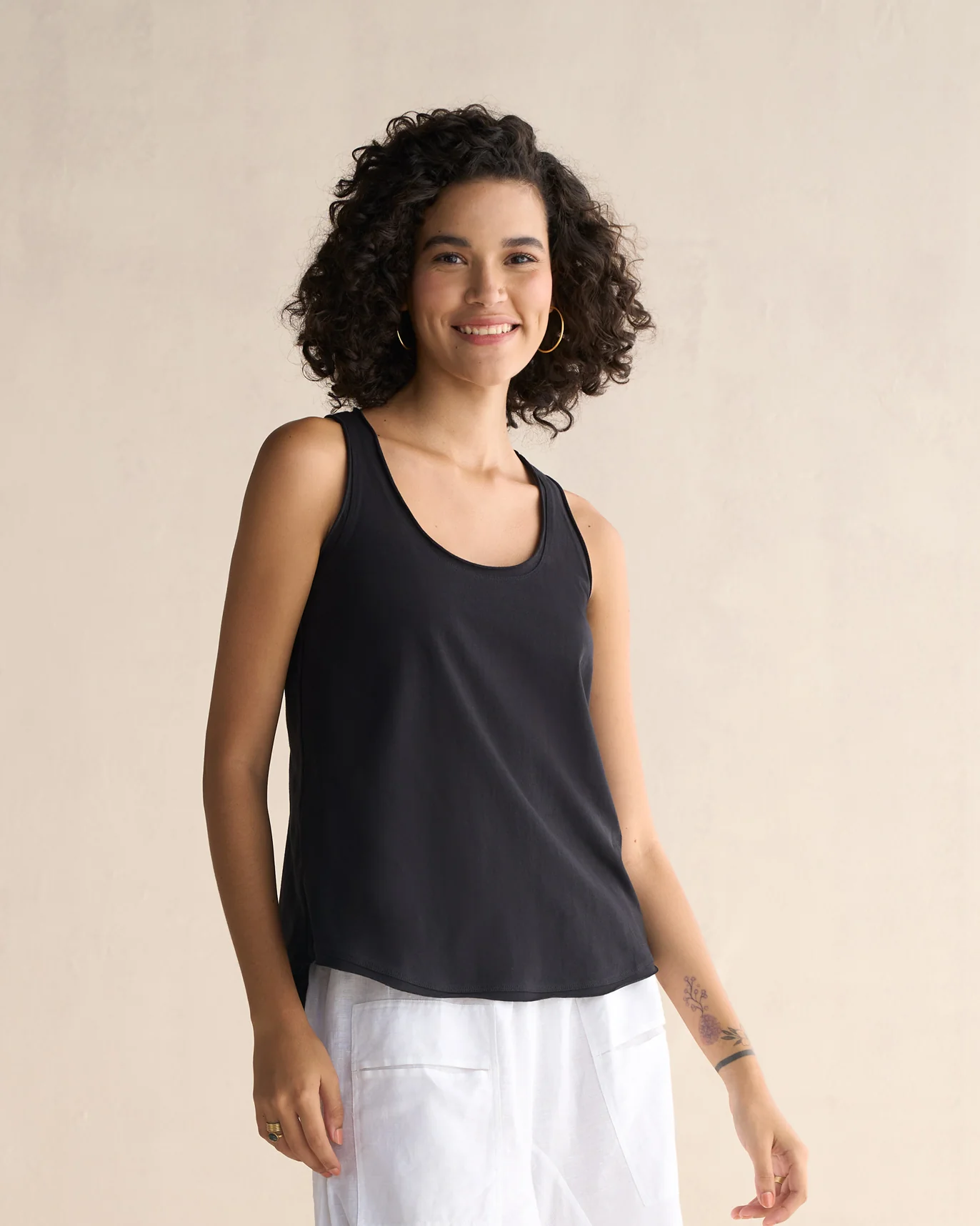Ukiyo Racerback Tank - Black - Image 3