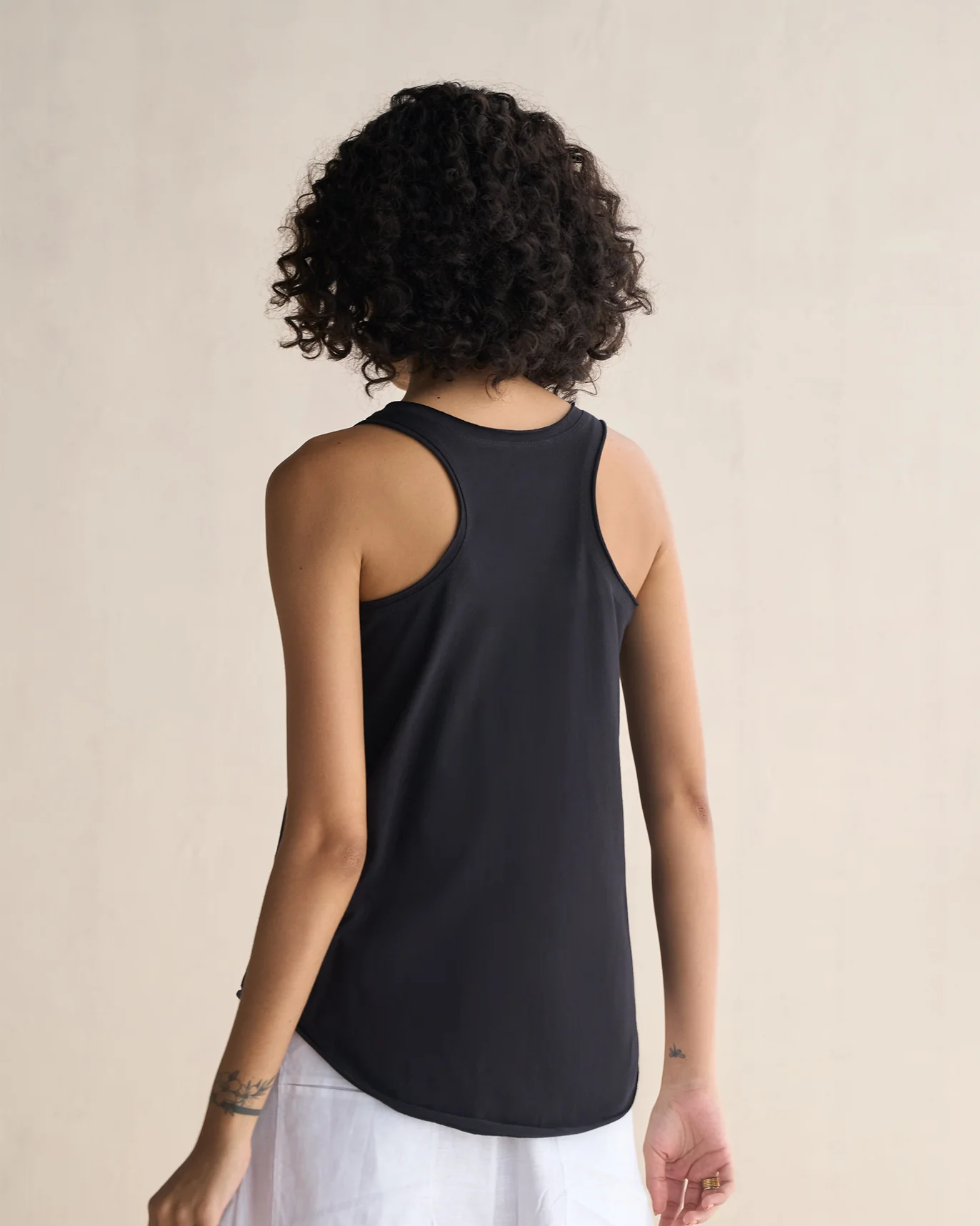 Ukiyo Racerback Tank - Black - Image 4