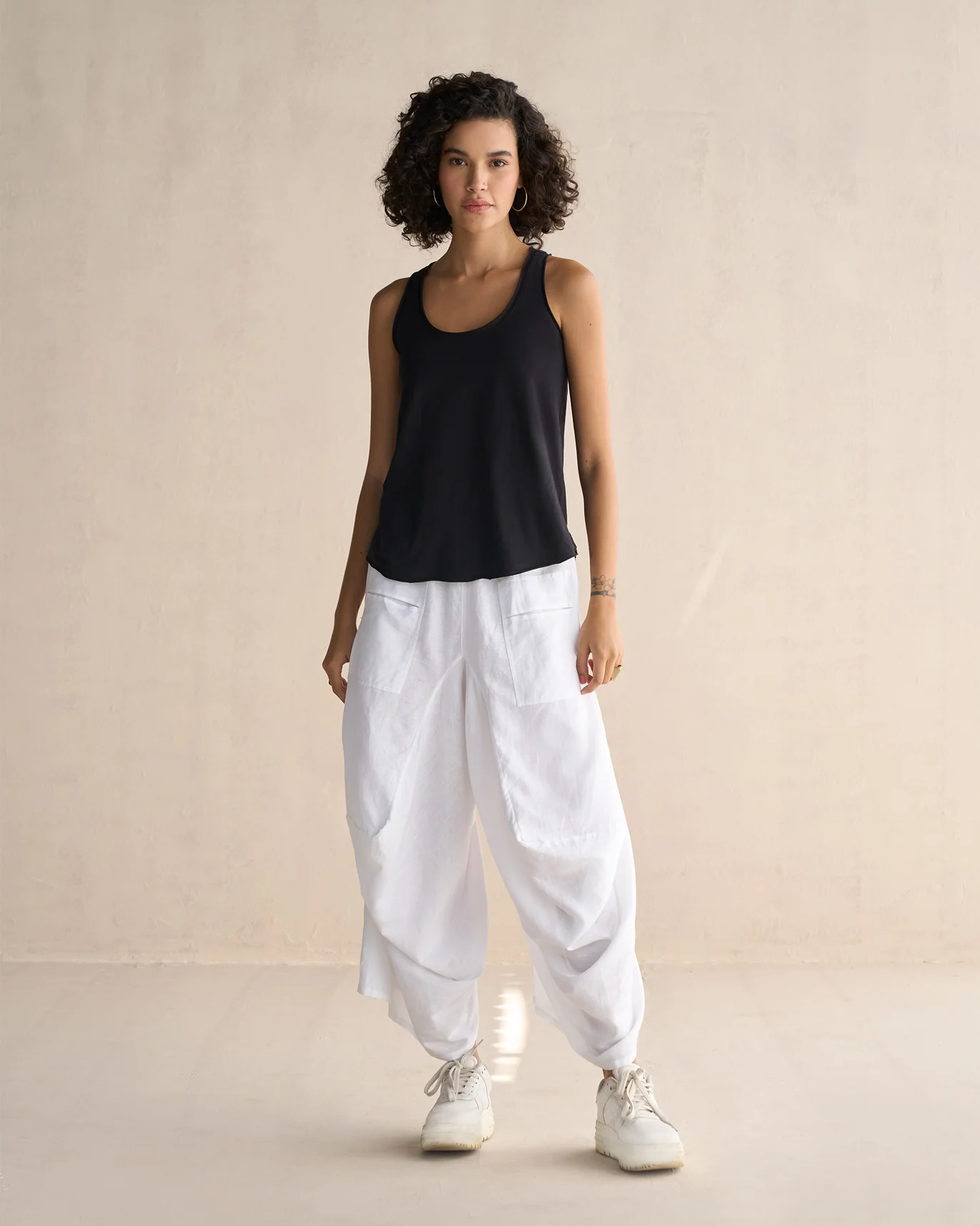Ukiyo Racerback Tank - Black - Image 6