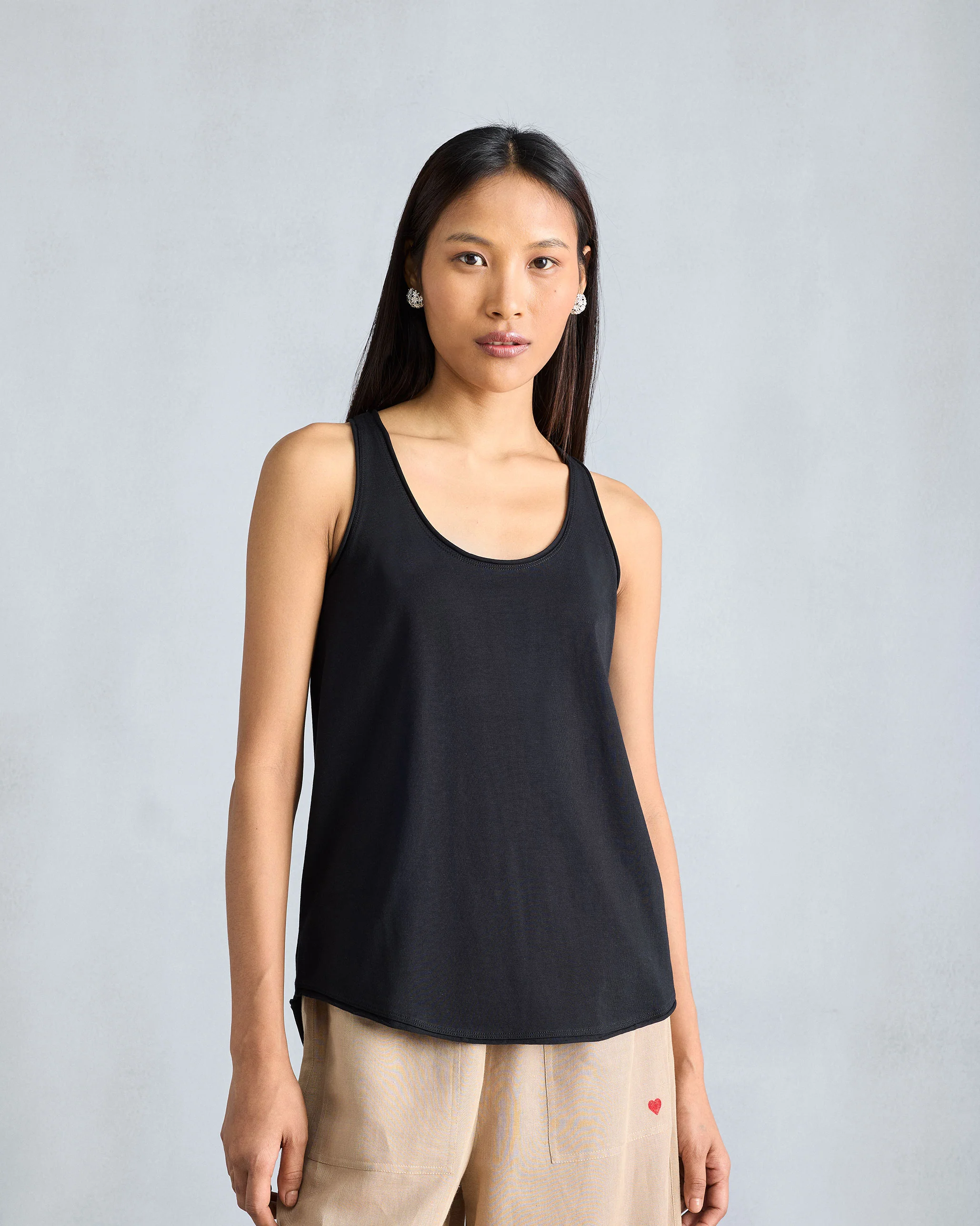 Ukiyo Racerback Tank - Black - Image 3