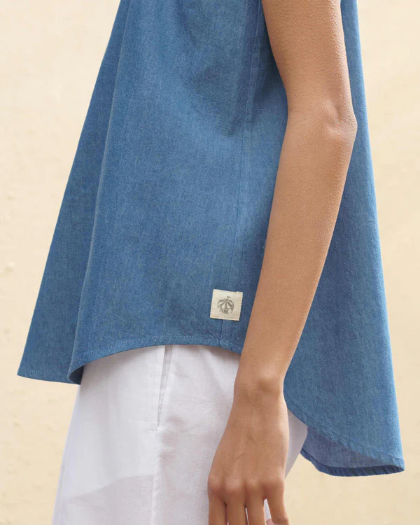 Ukiyo Racerback Tank - Light Blue - Image 2