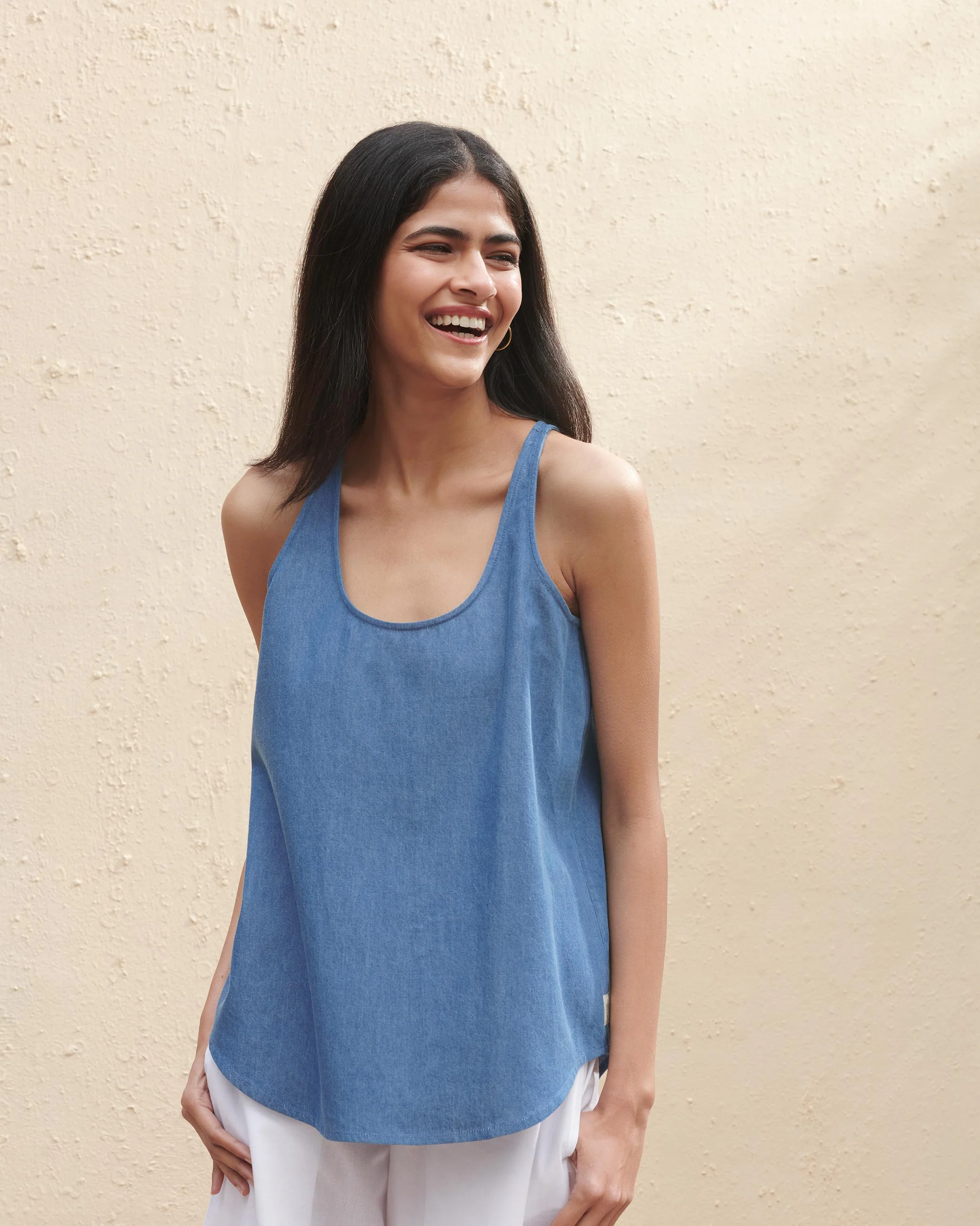 Ukiyo Racerback Tank - Light Blue - Image 3