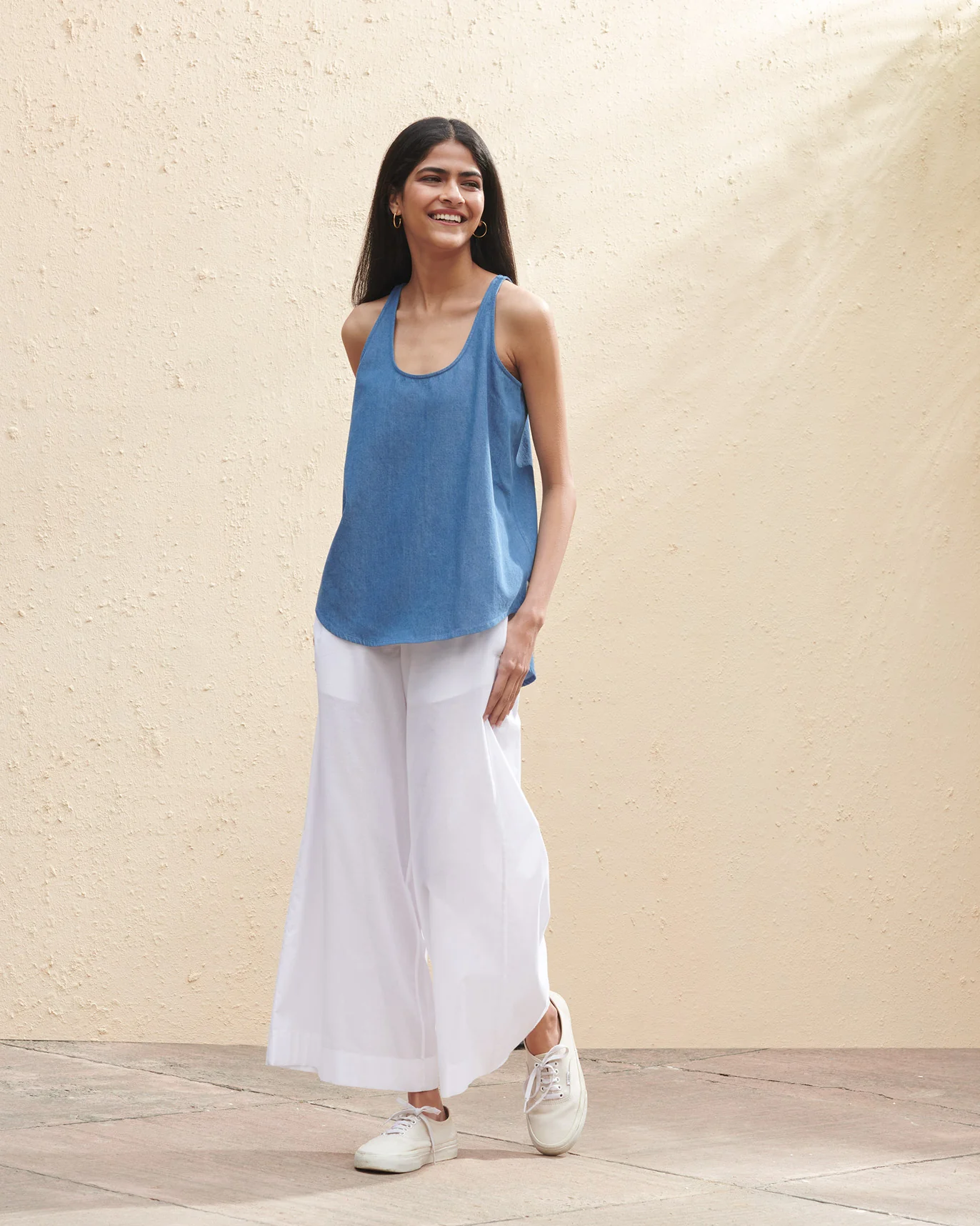 Ukiyo Racerback Tank - Light Blue - Image 7