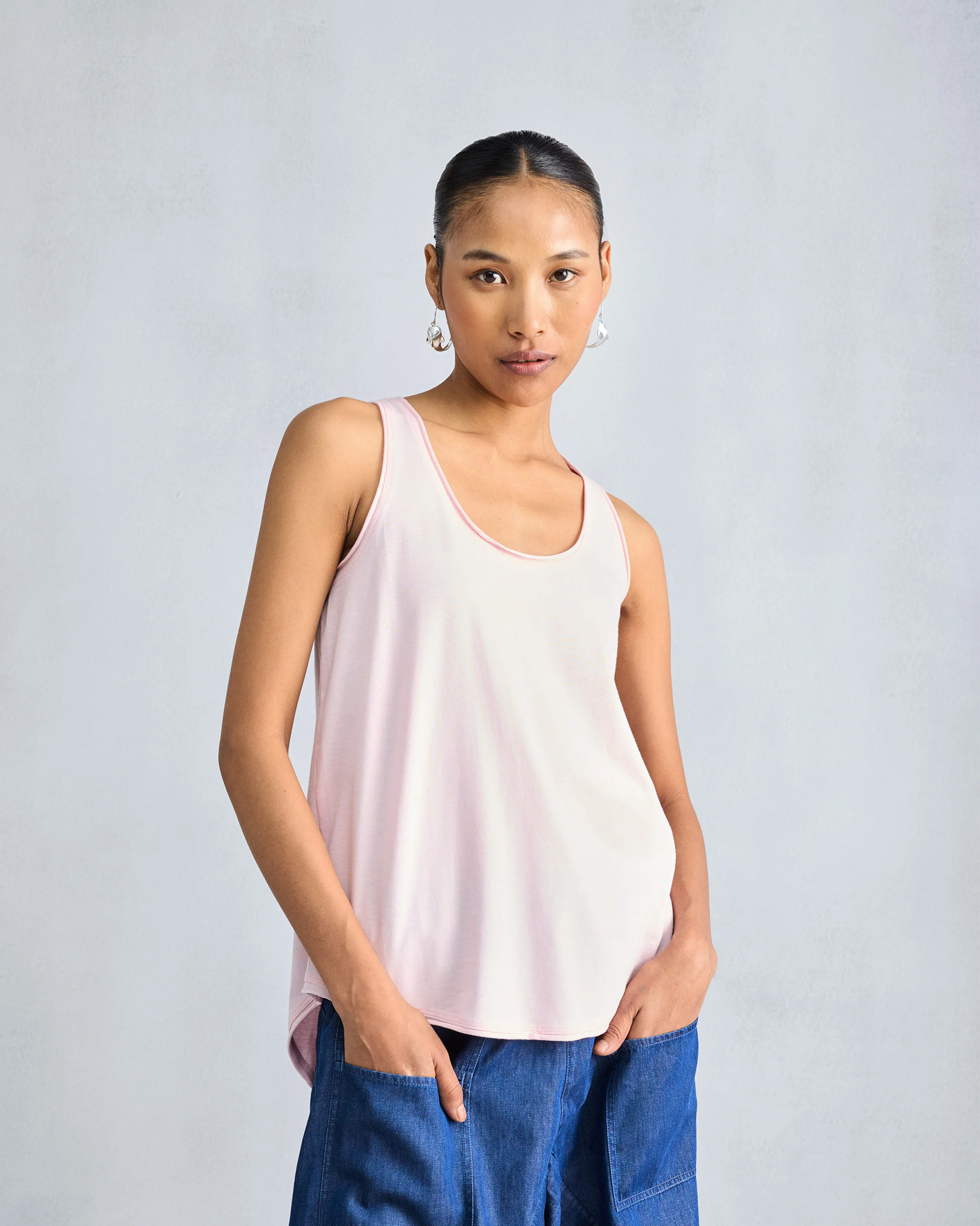 Ukiyo Racerback Tank - Light Pink - Image 2