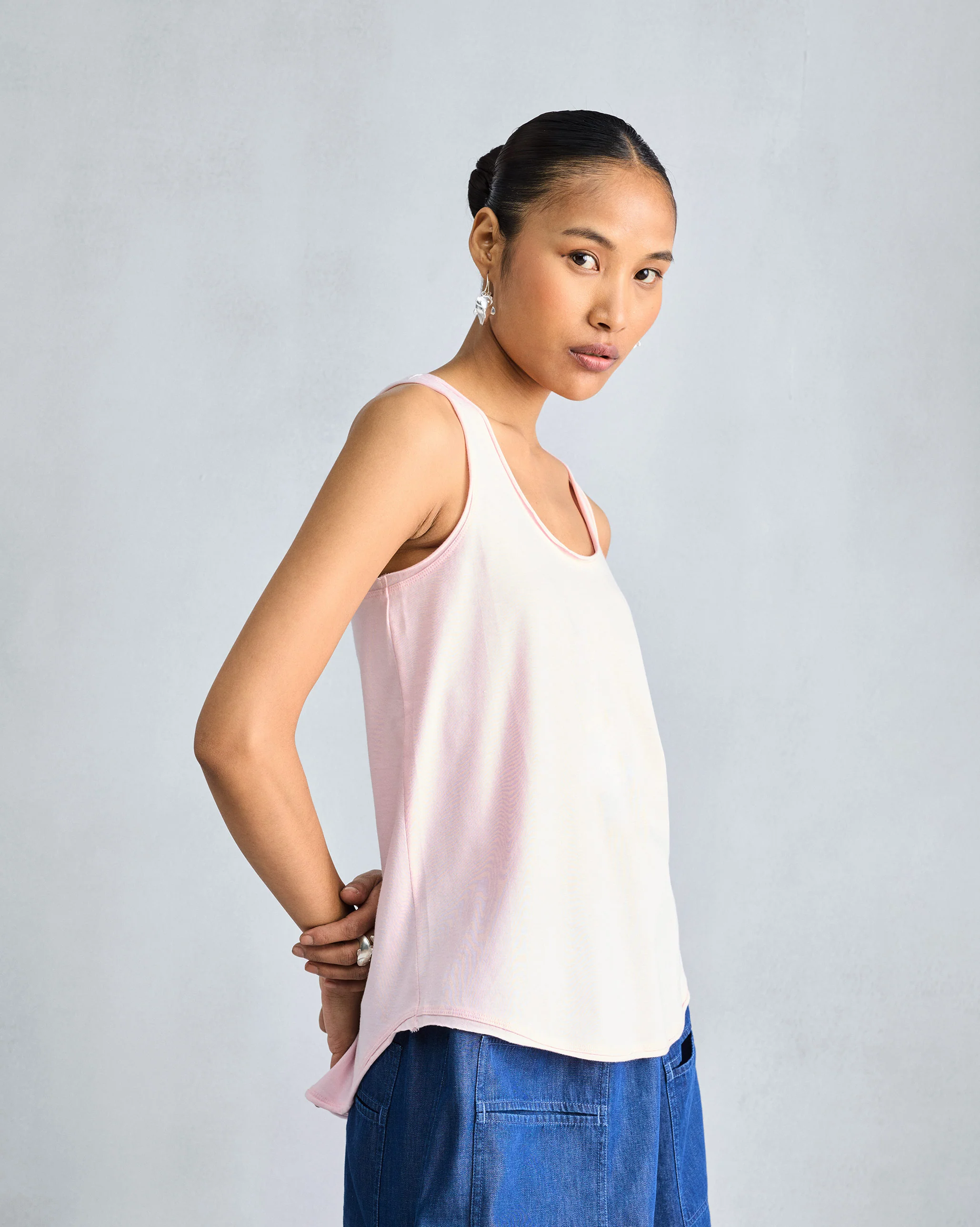 Ukiyo Racerback Tank - Light Pink - Image 3