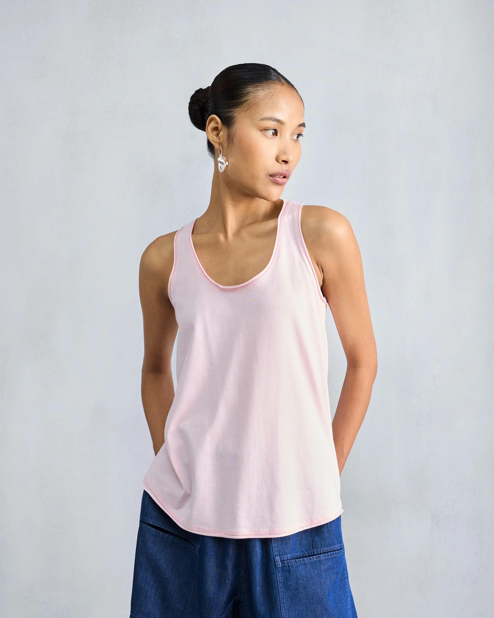Ukiyo Racerback Tank - Light Pink - Image 4