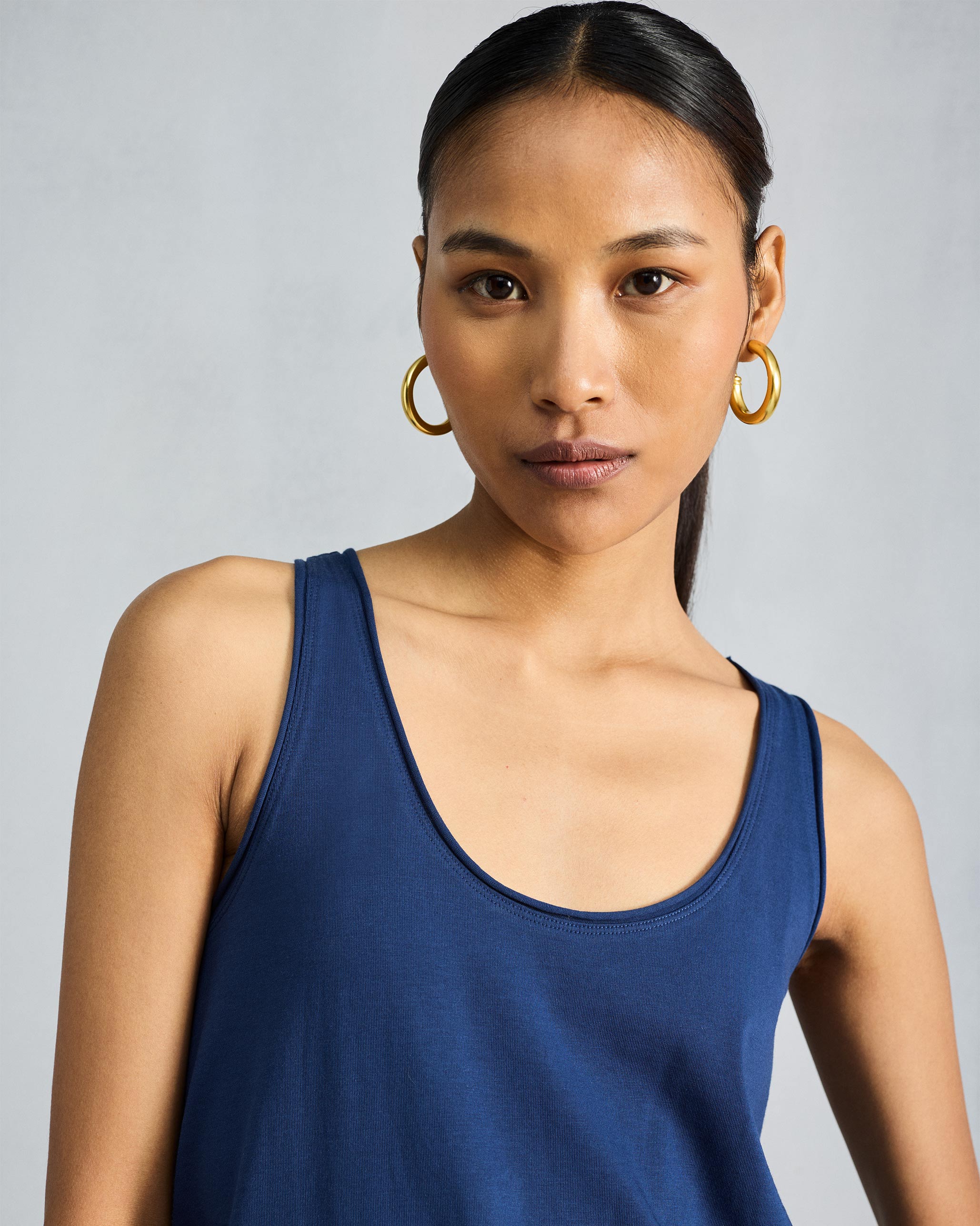 Ukiyo Racerback Tank - Navy - Image 2