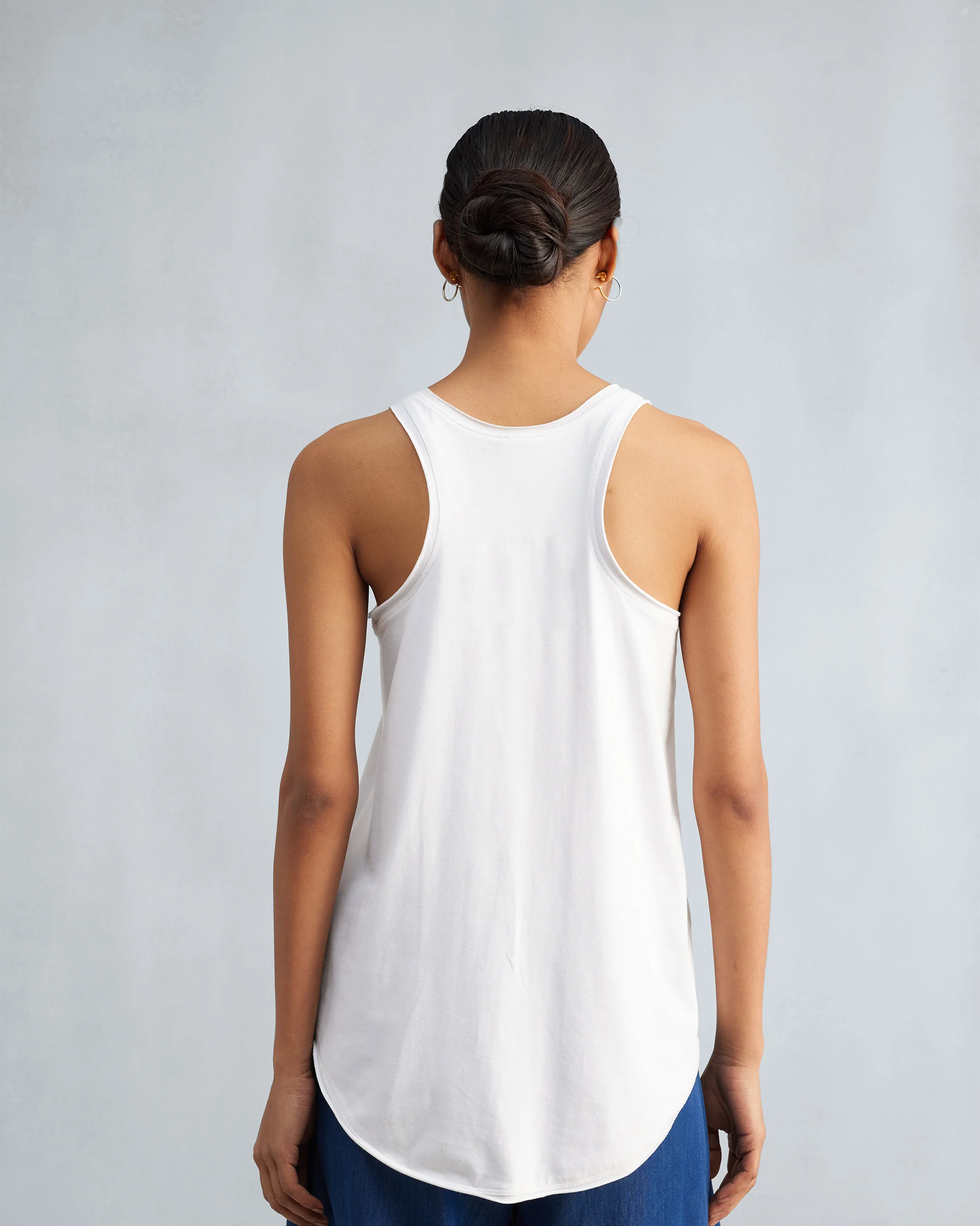 Ukiyo Racerback Tank - White - Image 2