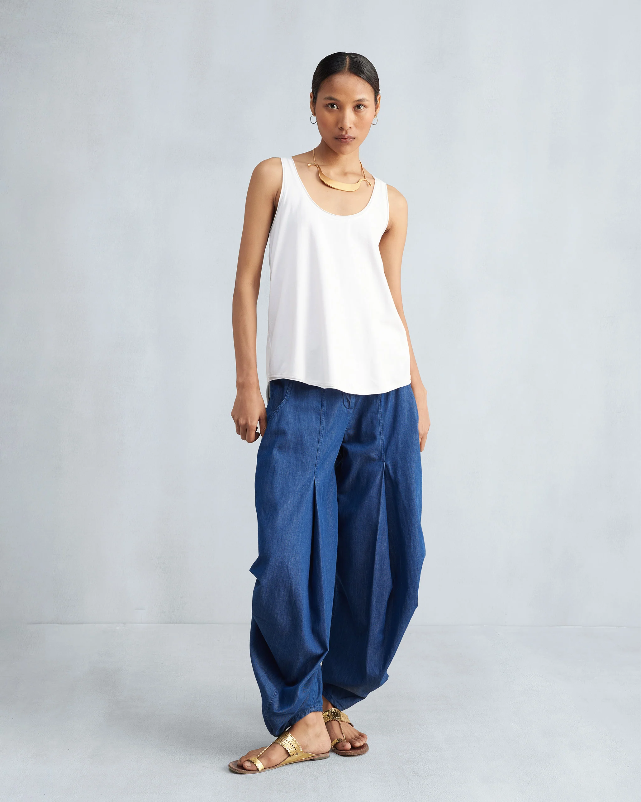 Ukiyo Racerback Tank - White - Image 5
