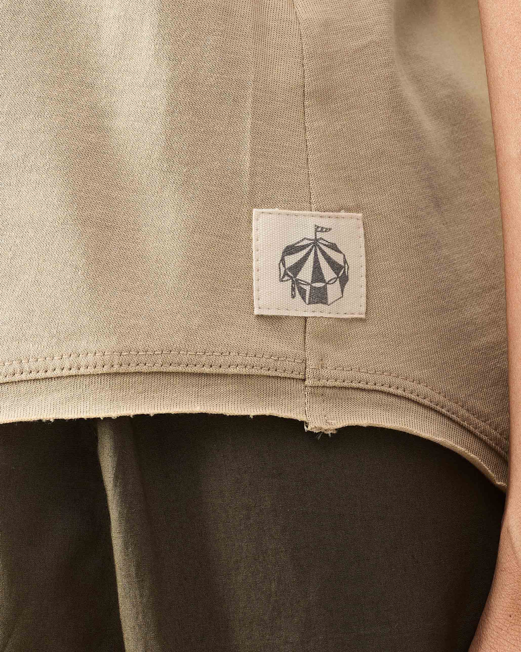Ukiyo Racerback Top - Khaki - Image 3