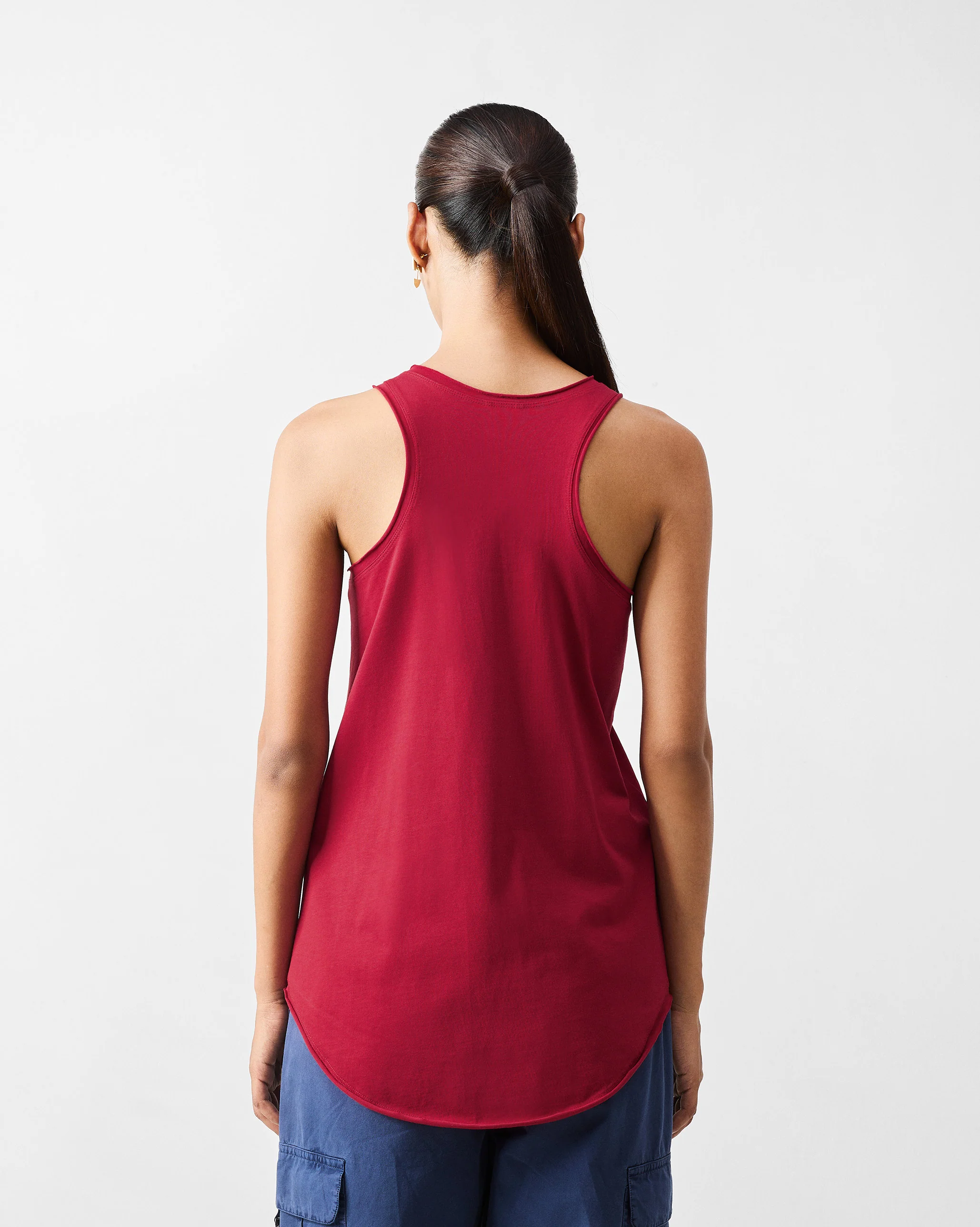 Ukiyo Racerback Top - Red - Image 2