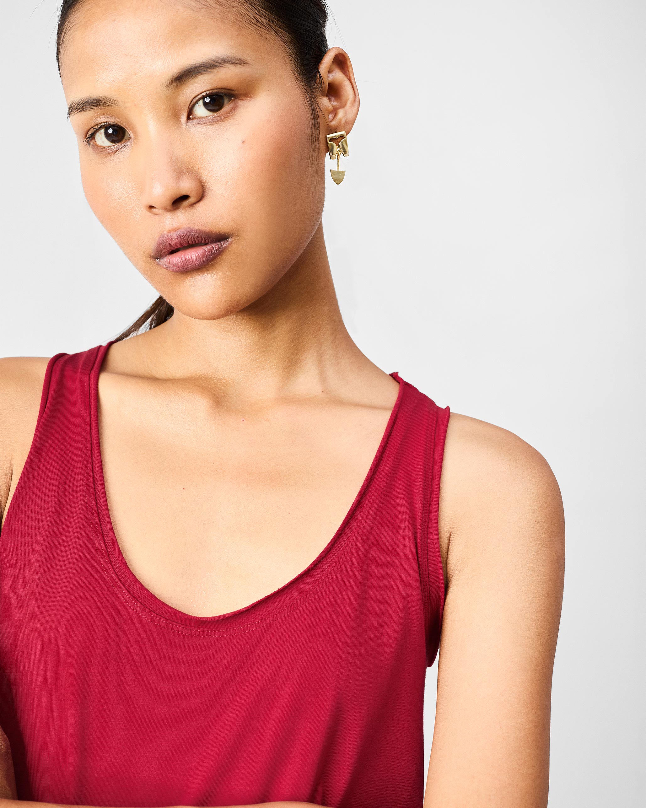 Ukiyo Racerback Top - Red - Image 5