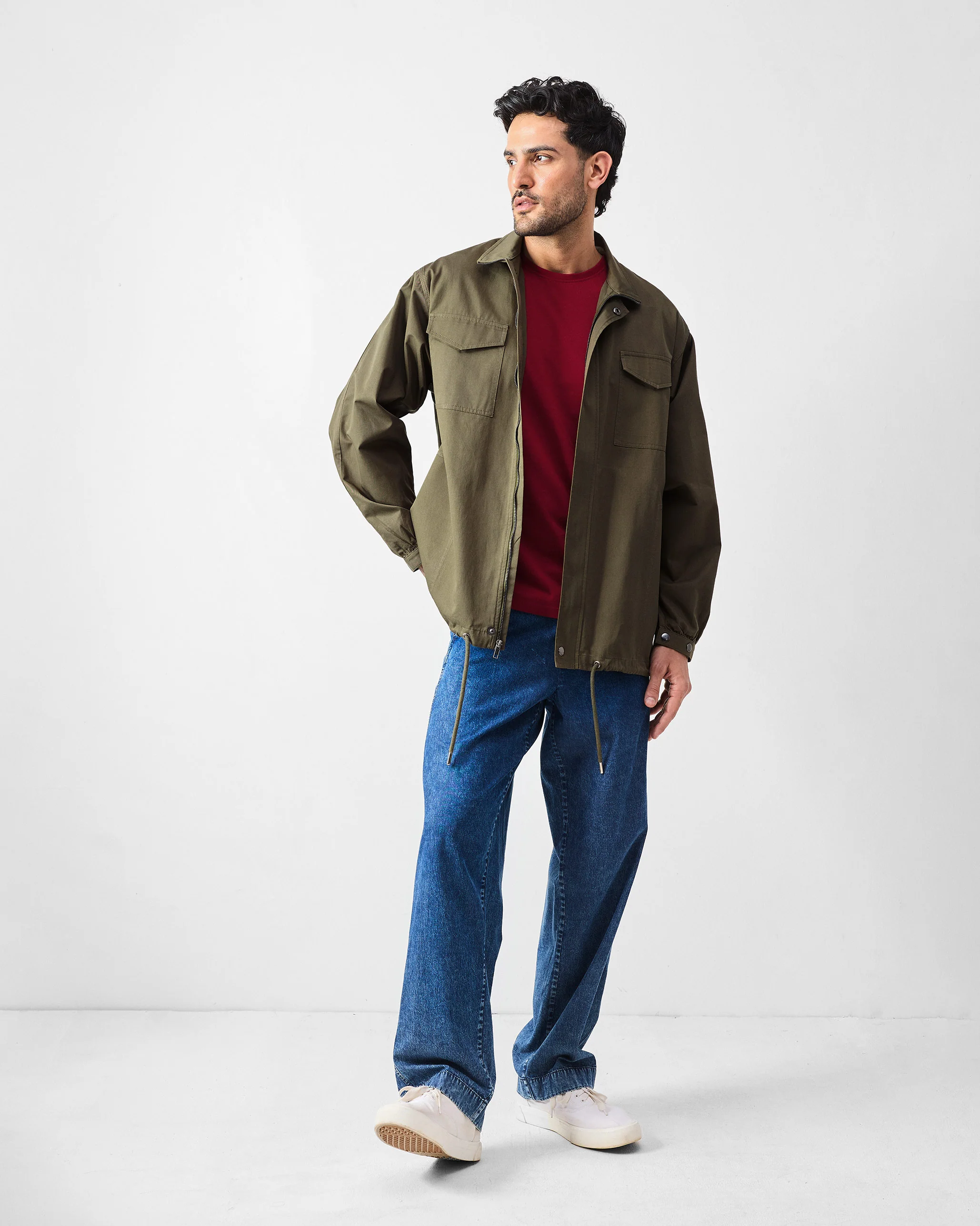 Utility Jacket - Olive - Image 8